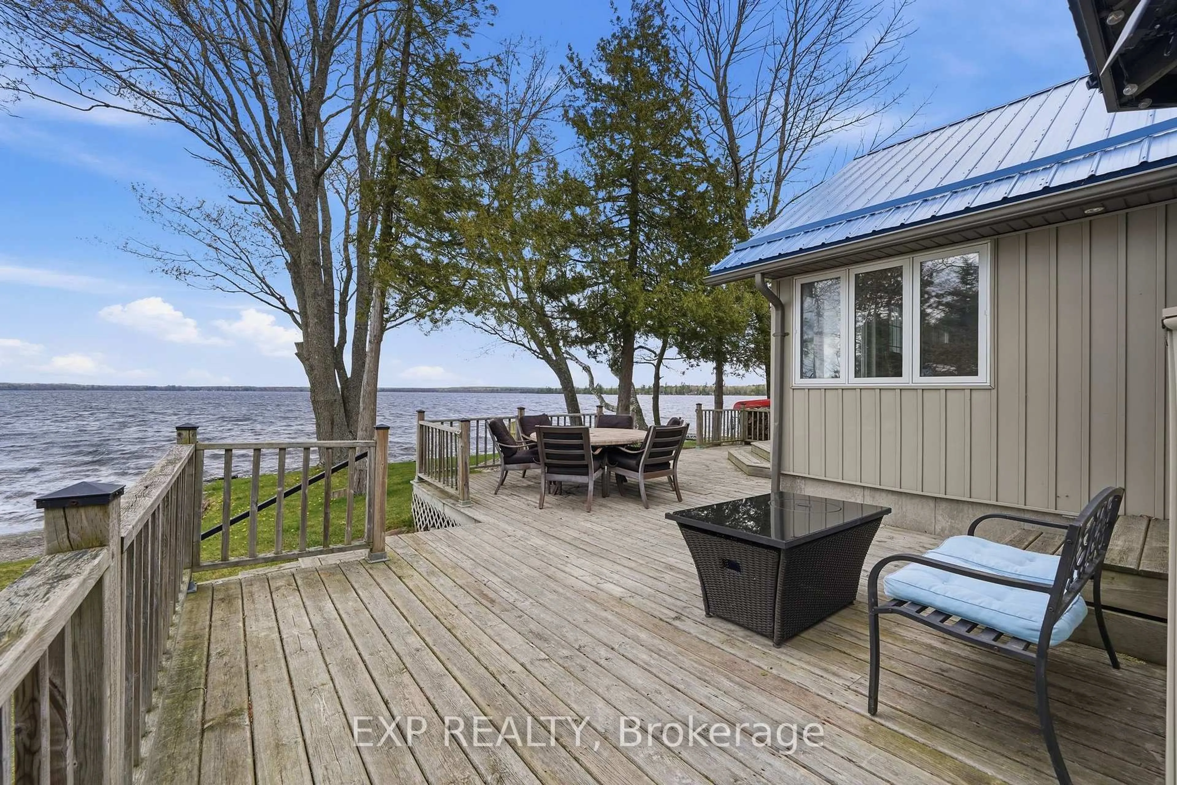 Patio, water/lake/river/ocean view for 29 Fire Route 44 Rte, Havelock-Belmont-Methuen Ontario K0L 1Z0