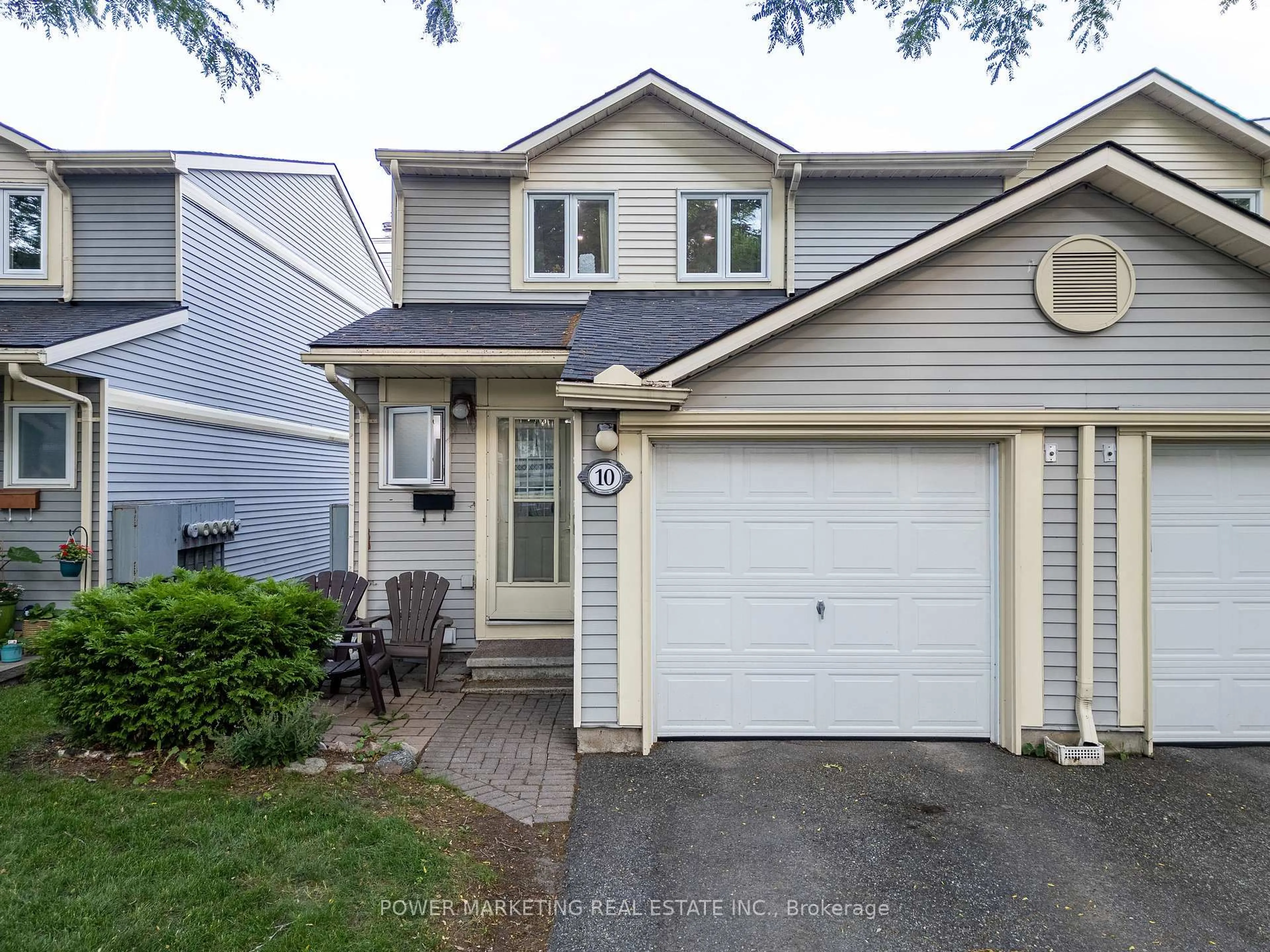 Home with vinyl exterior material, street for 10 BUJOLD Crt, Kanata Ontario K2L 3N6