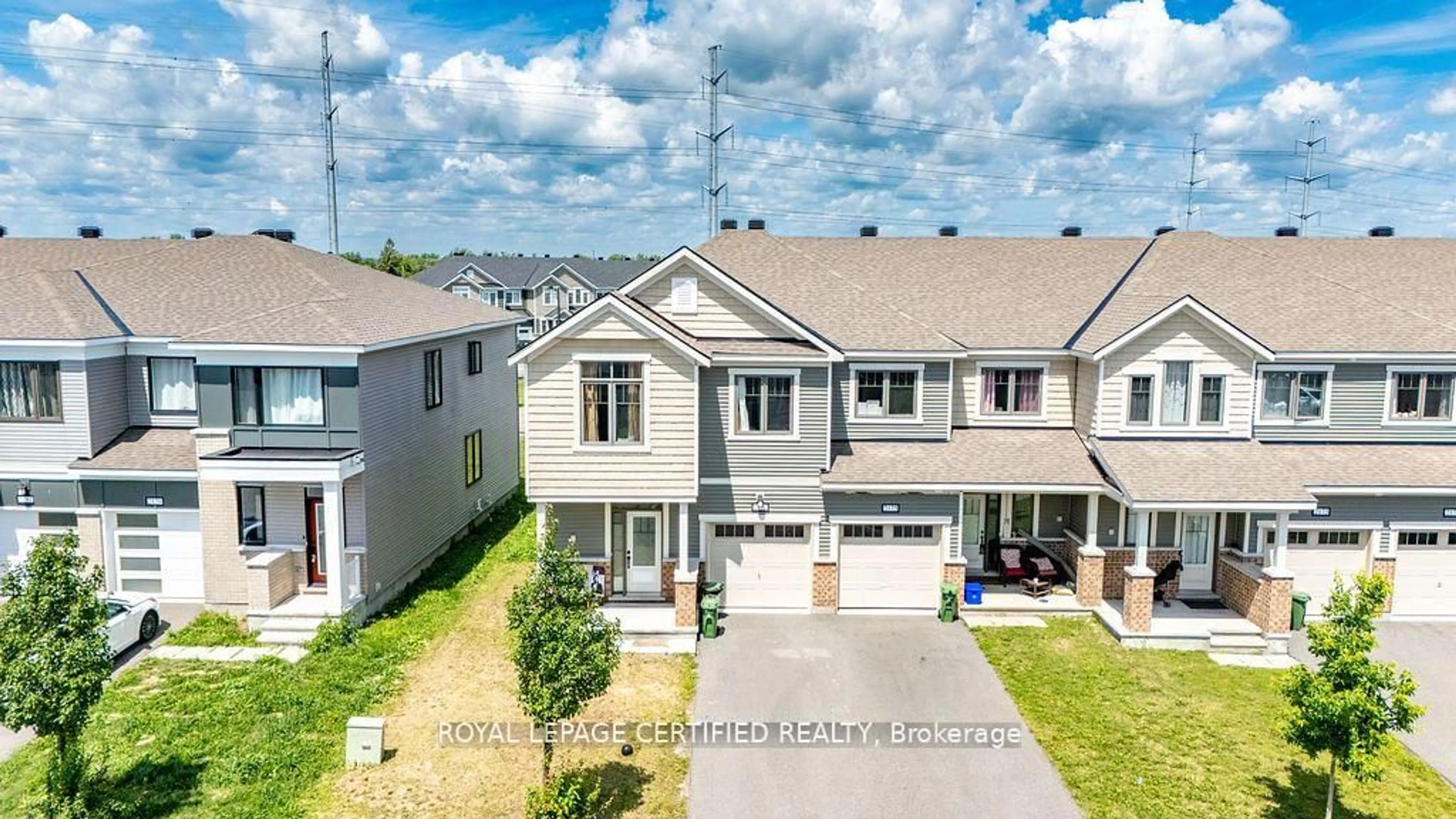 A pic from outside/outdoor area/front of a property/back of a property/a pic from drone, street for 2177 Winsome Terr, Orleans Ontario K4A 5N1