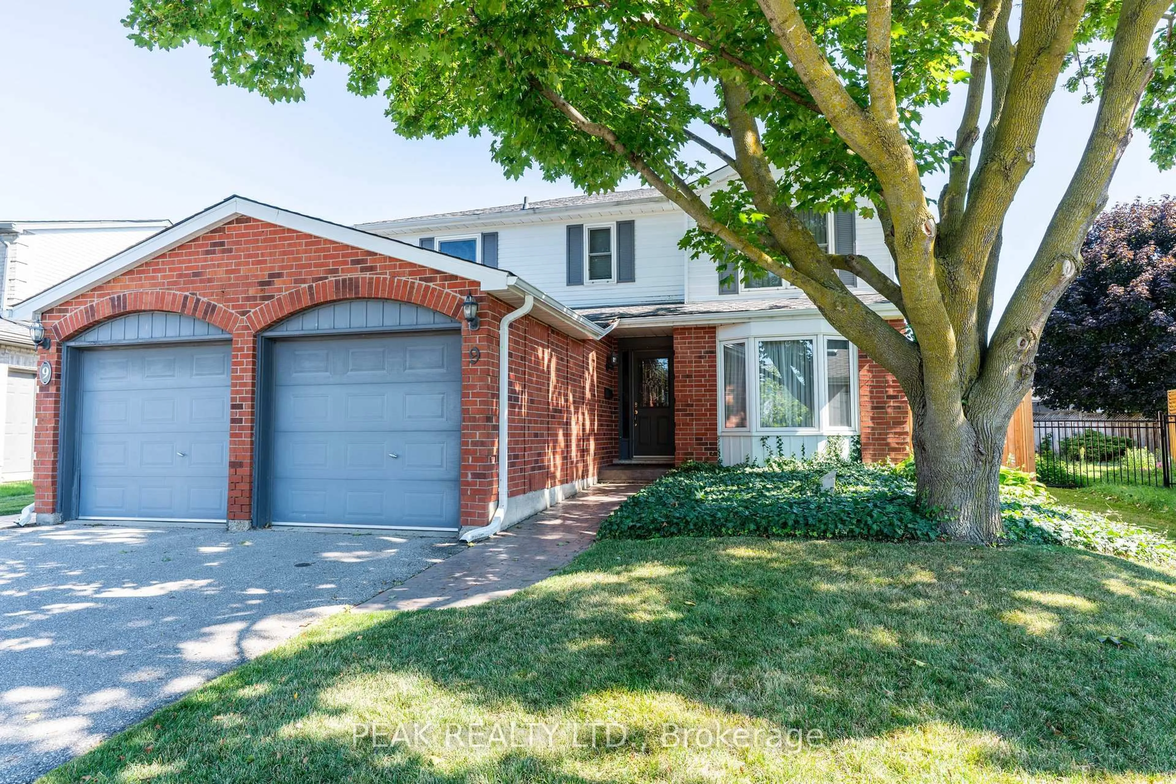 Home with brick exterior material, street for 9 Havenwood Crt, Kitchener Ontario N2N 2K5