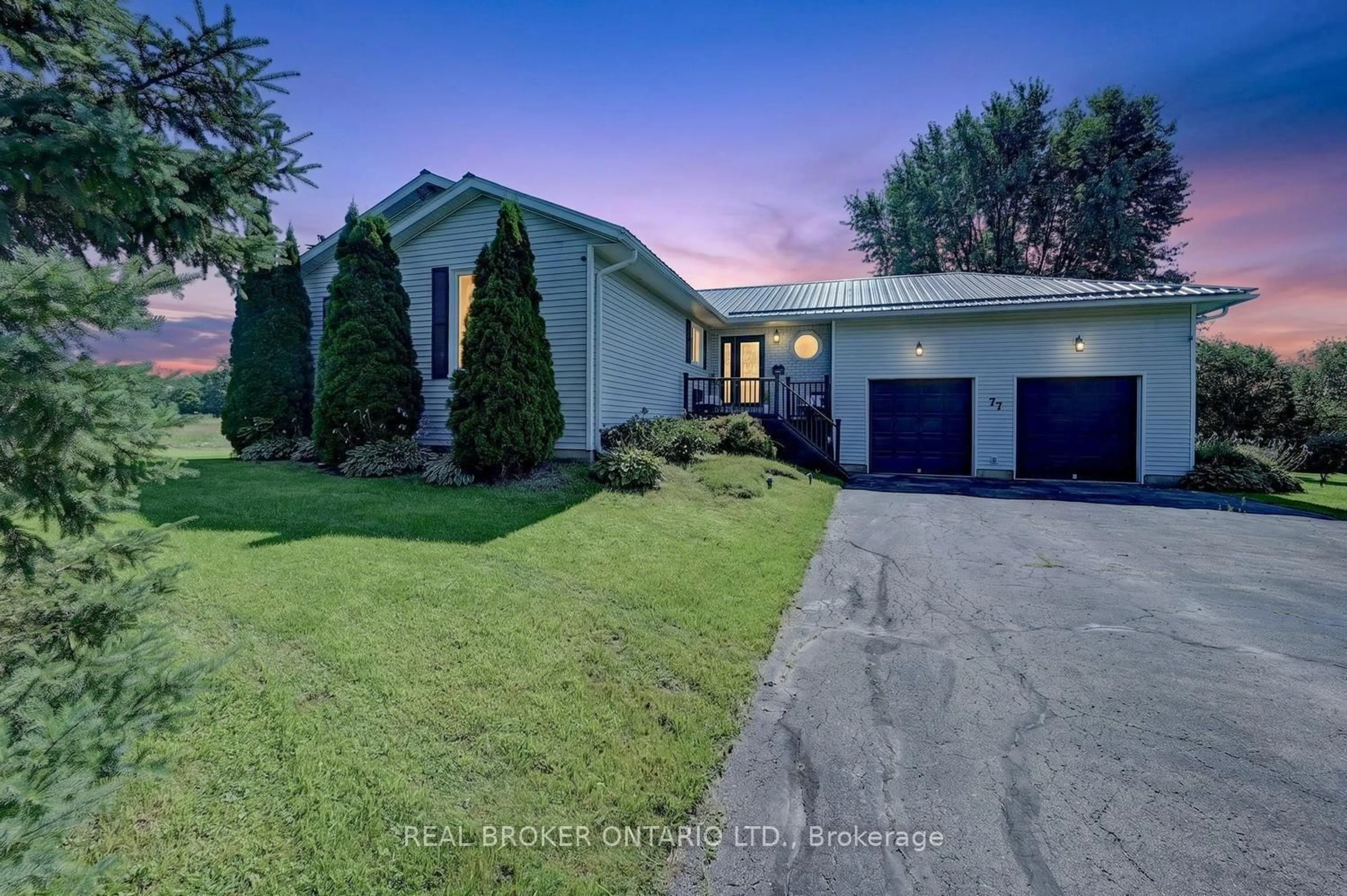 A pic from outside/outdoor area/front of a property/back of a property/a pic from drone, street for 77 Hard Island Rd, Athens Ontario K0E 1B0
