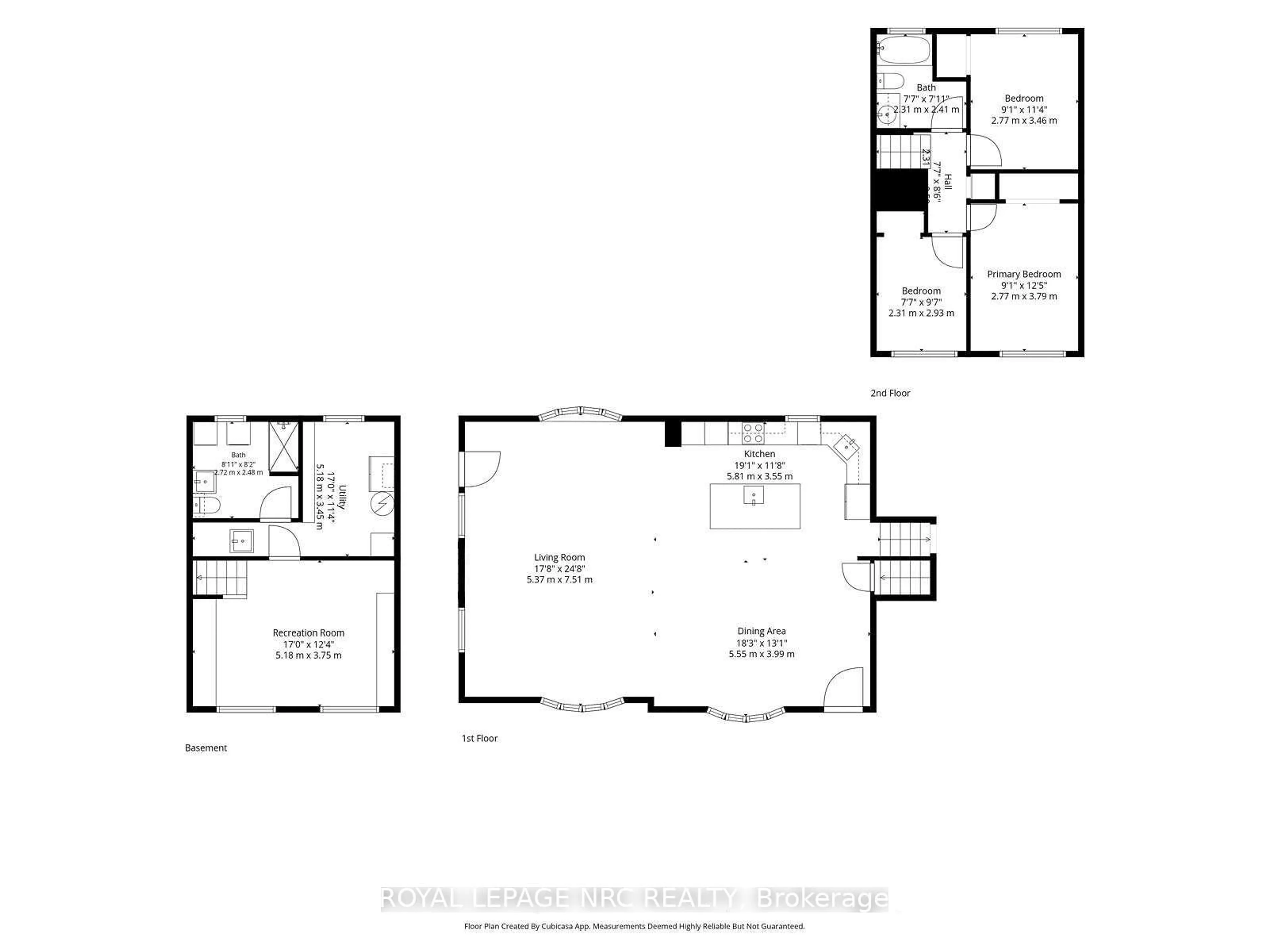 Floor plan for 35 Eugene St, Hamilton Ontario L8H 2R1