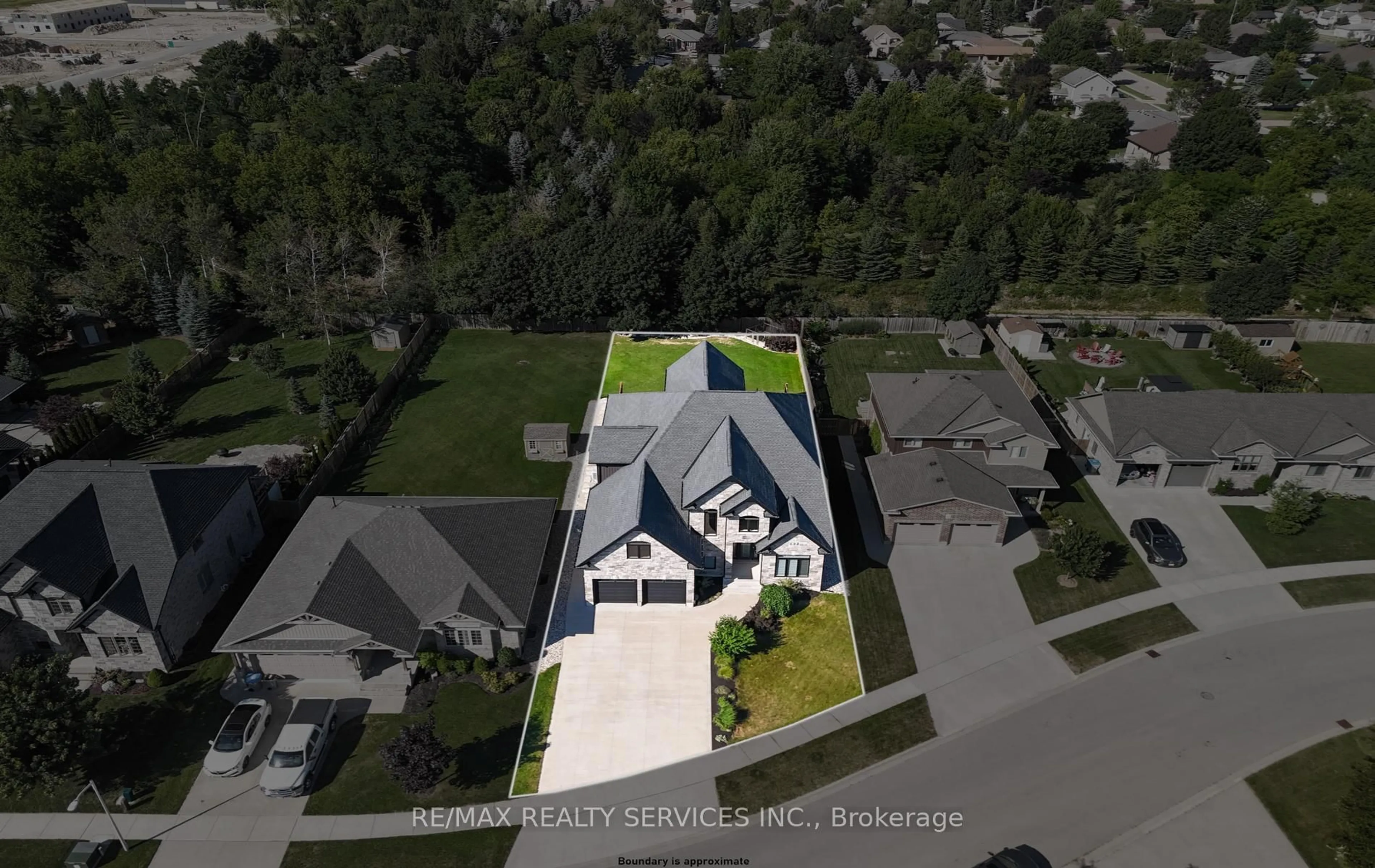 A pic from outside/outdoor area/front of a property/back of a property/a pic from drone, street for 63 Kenton St, West Perth Ontario N0K 1N0