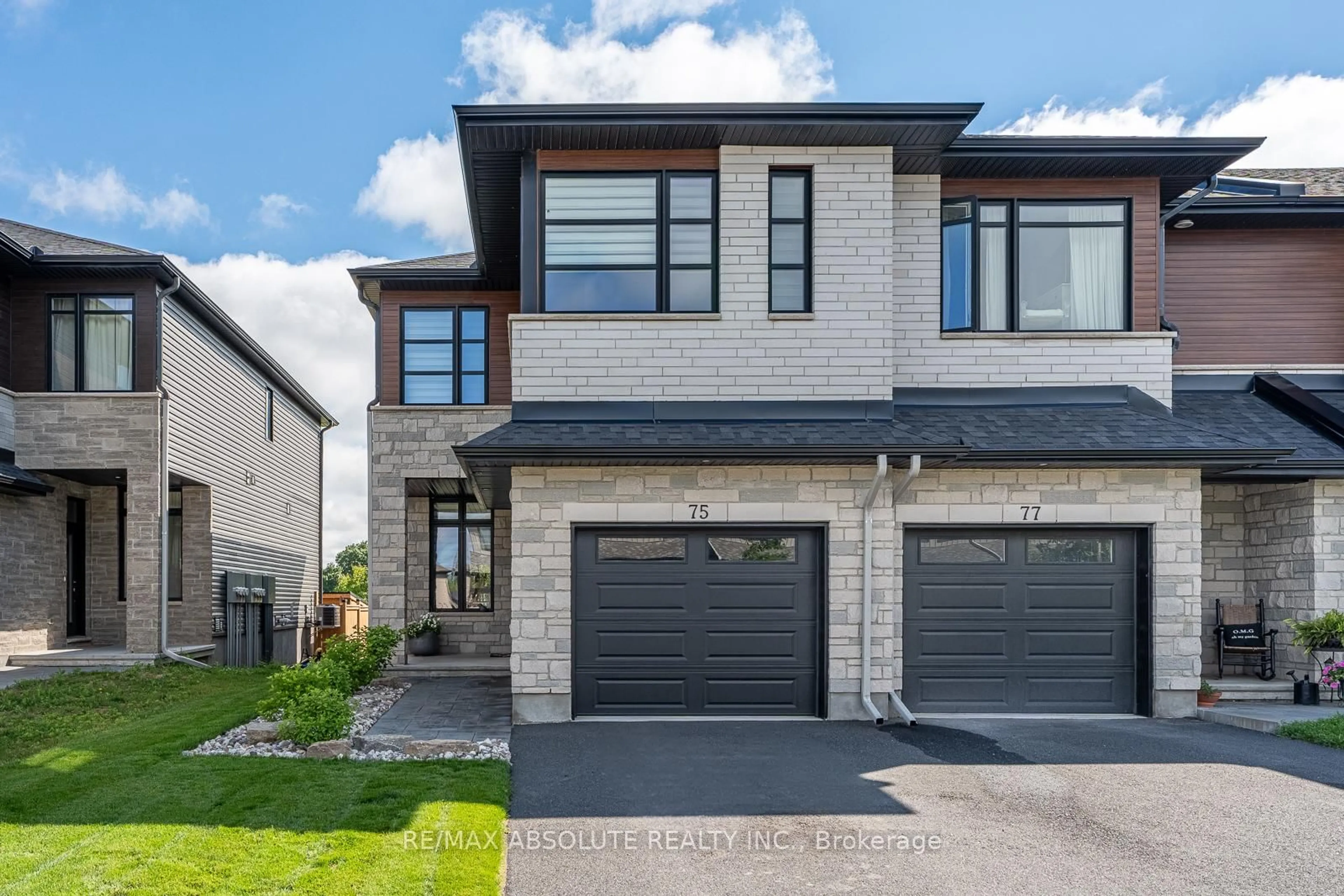 Home with brick exterior material, street for 75 O'Donovan Dr, Carleton Place Ontario K7C 0S2