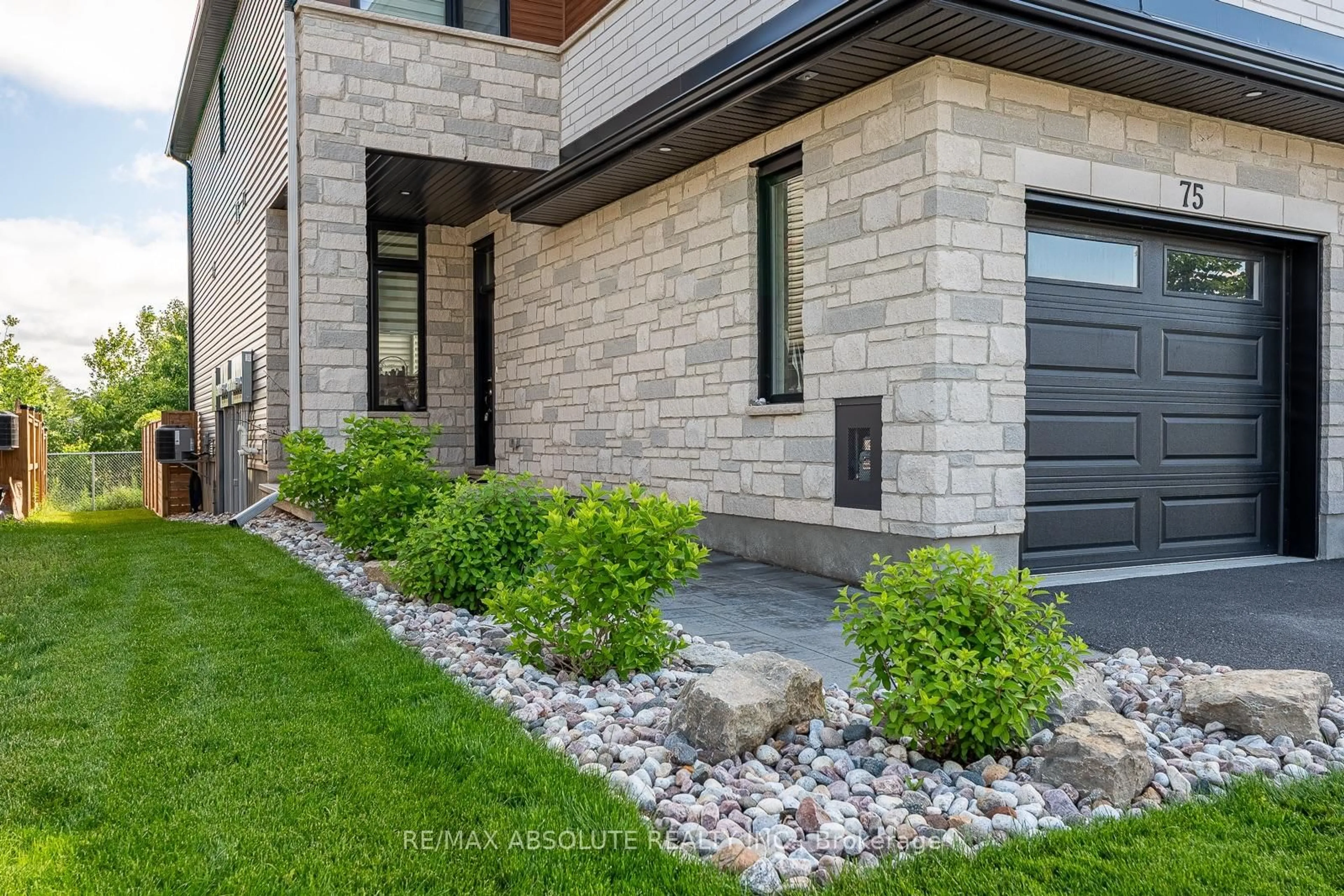 Home with brick exterior material, street for 75 O'Donovan Dr, Carleton Place Ontario K7C 0S2