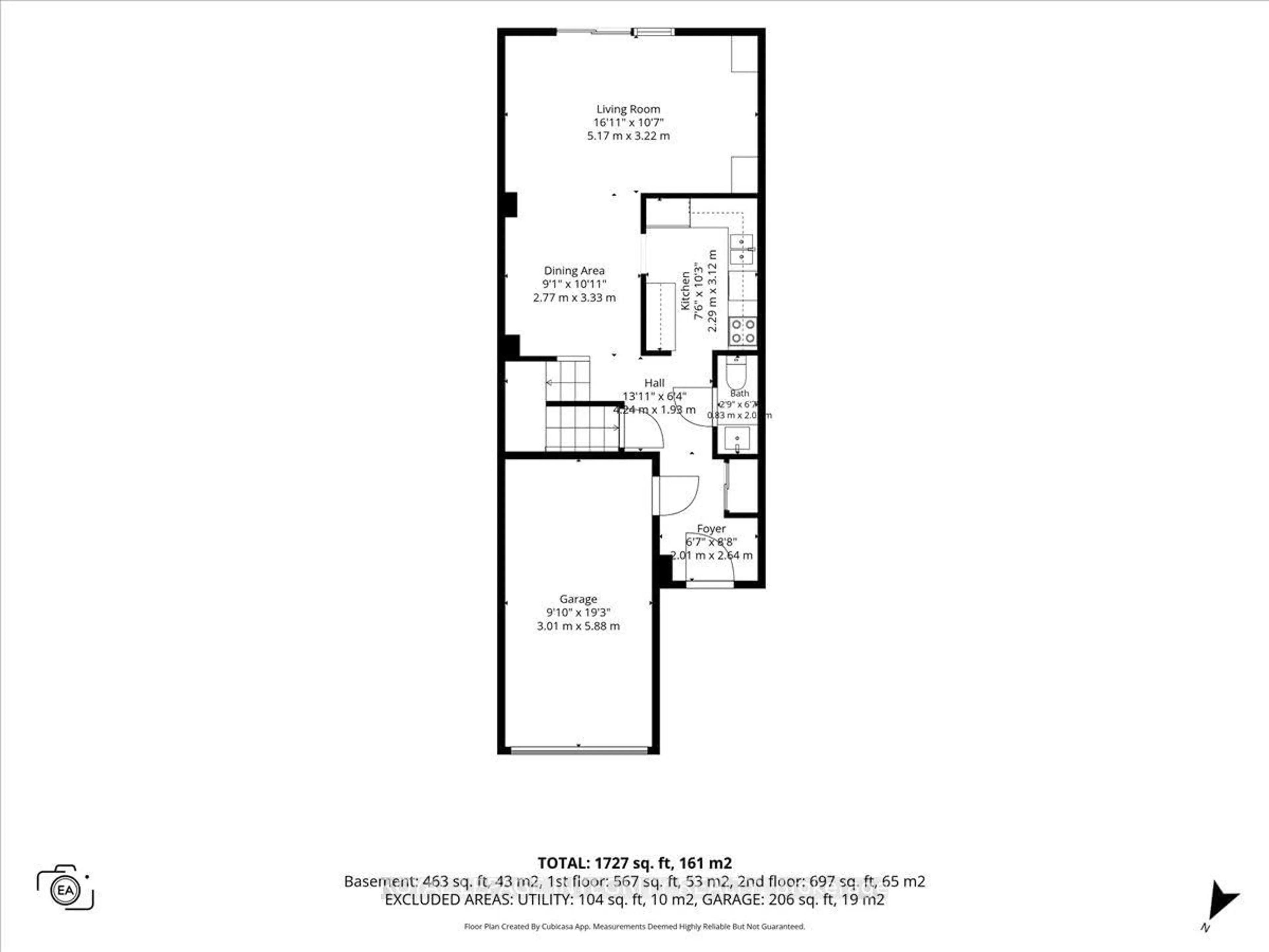 Floor plan for 69 ROYAL FIELD Cres, Ottawa Ontario K2J 4C9