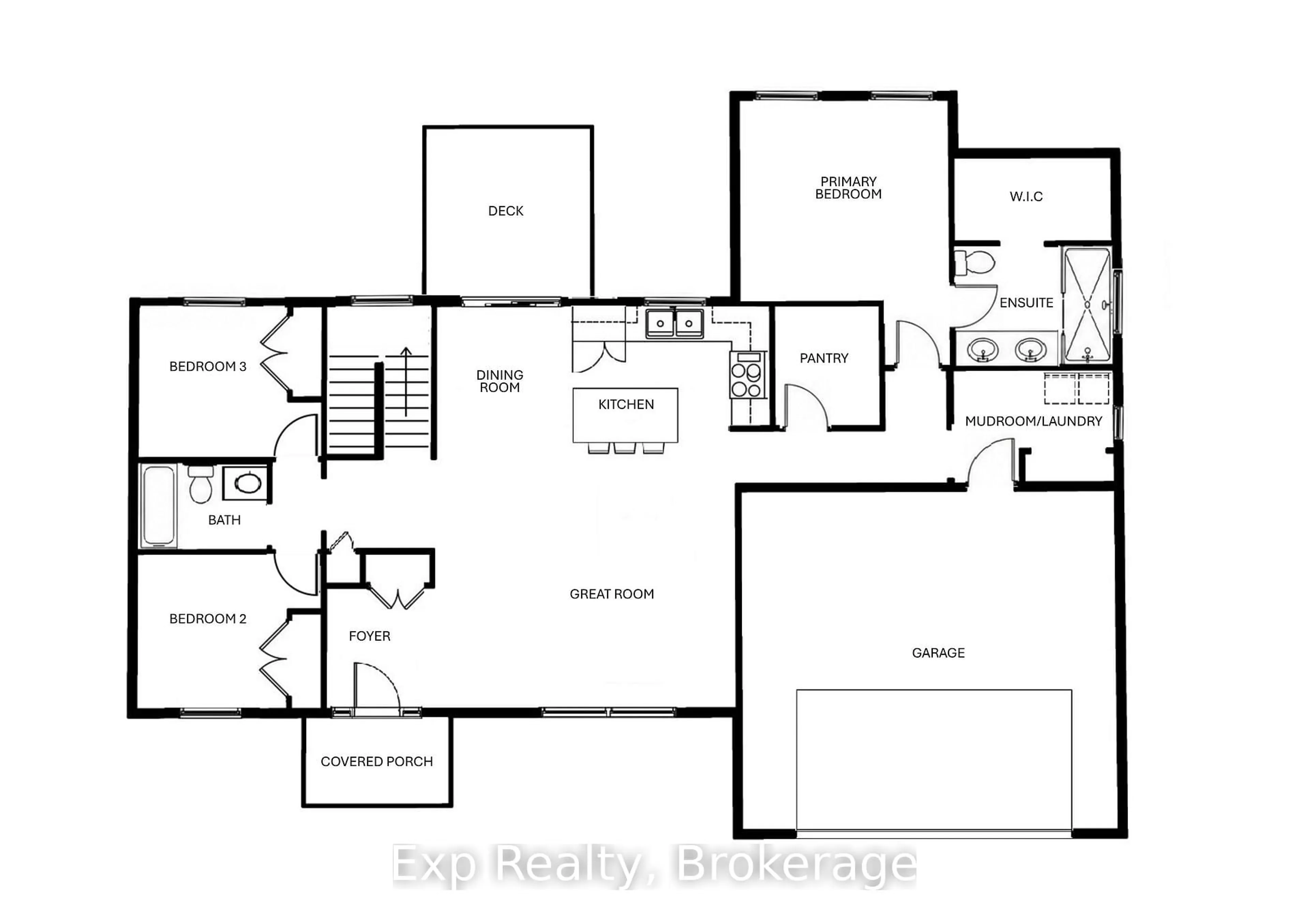 Floor plan for 59 Hutchinson Crt, Trent Hills Ontario K0K 3K0