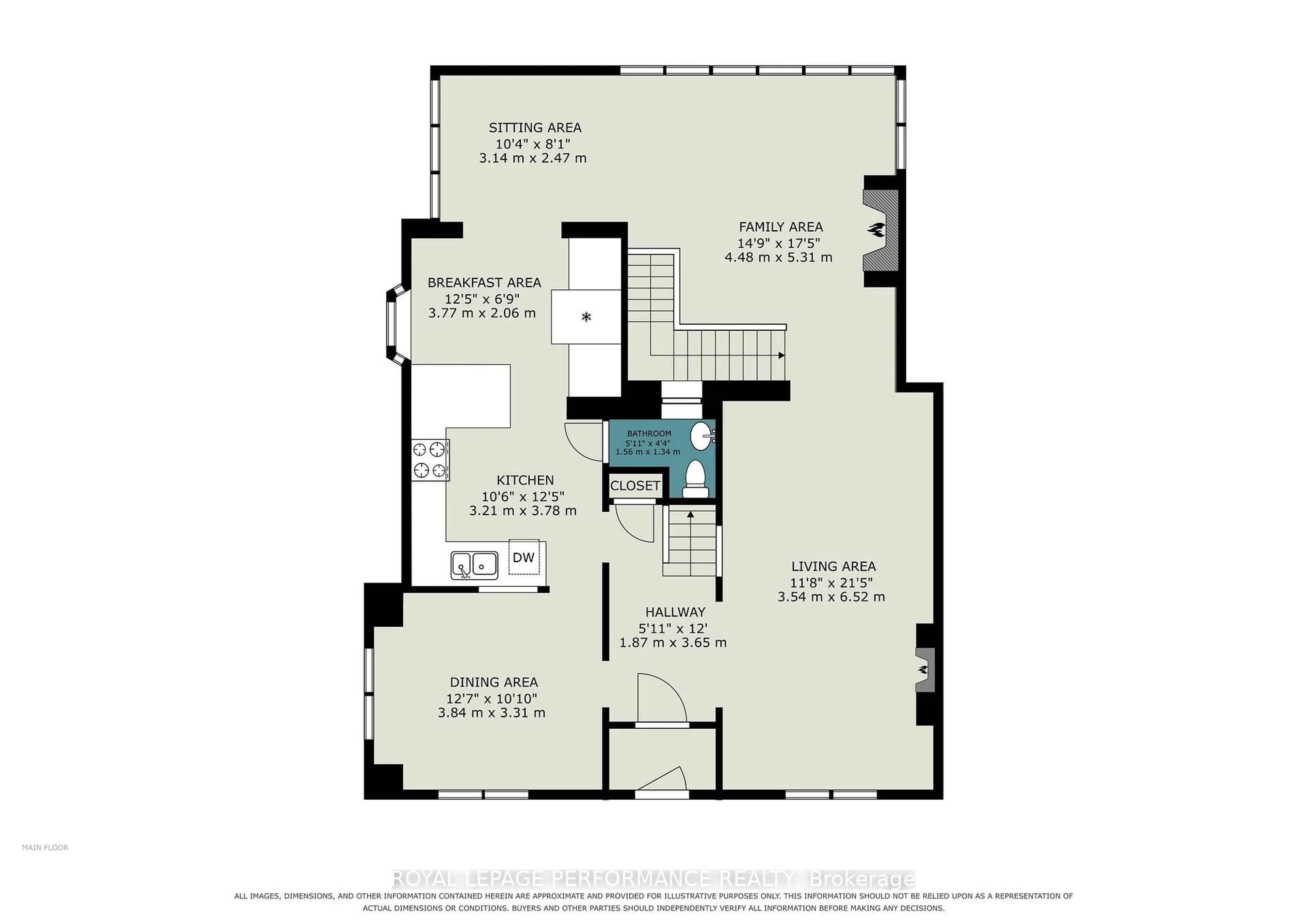 Floor plan for 171 Powell Ave, Ottawa Ontario K1S 2A2