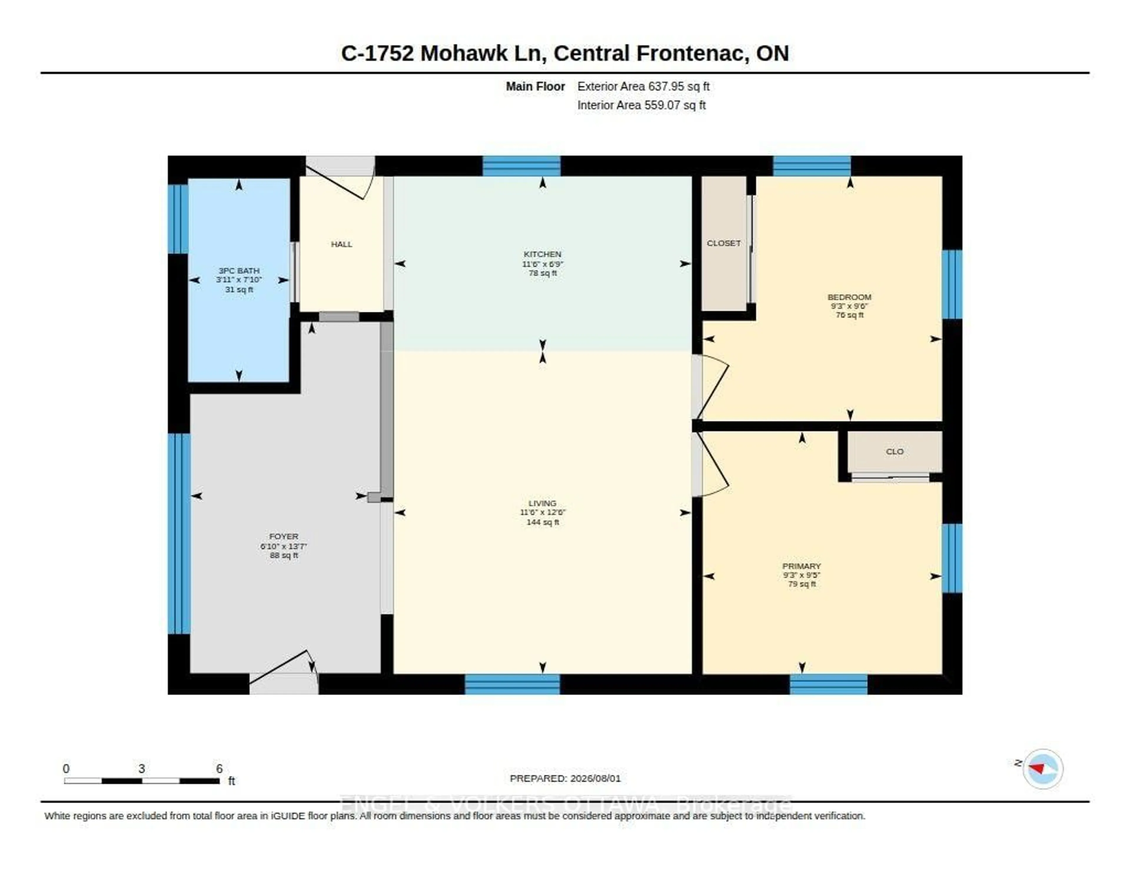 Floor plan for 1752 C Mohawk Lane, Sharbot Lake Ontario K0H 2P0