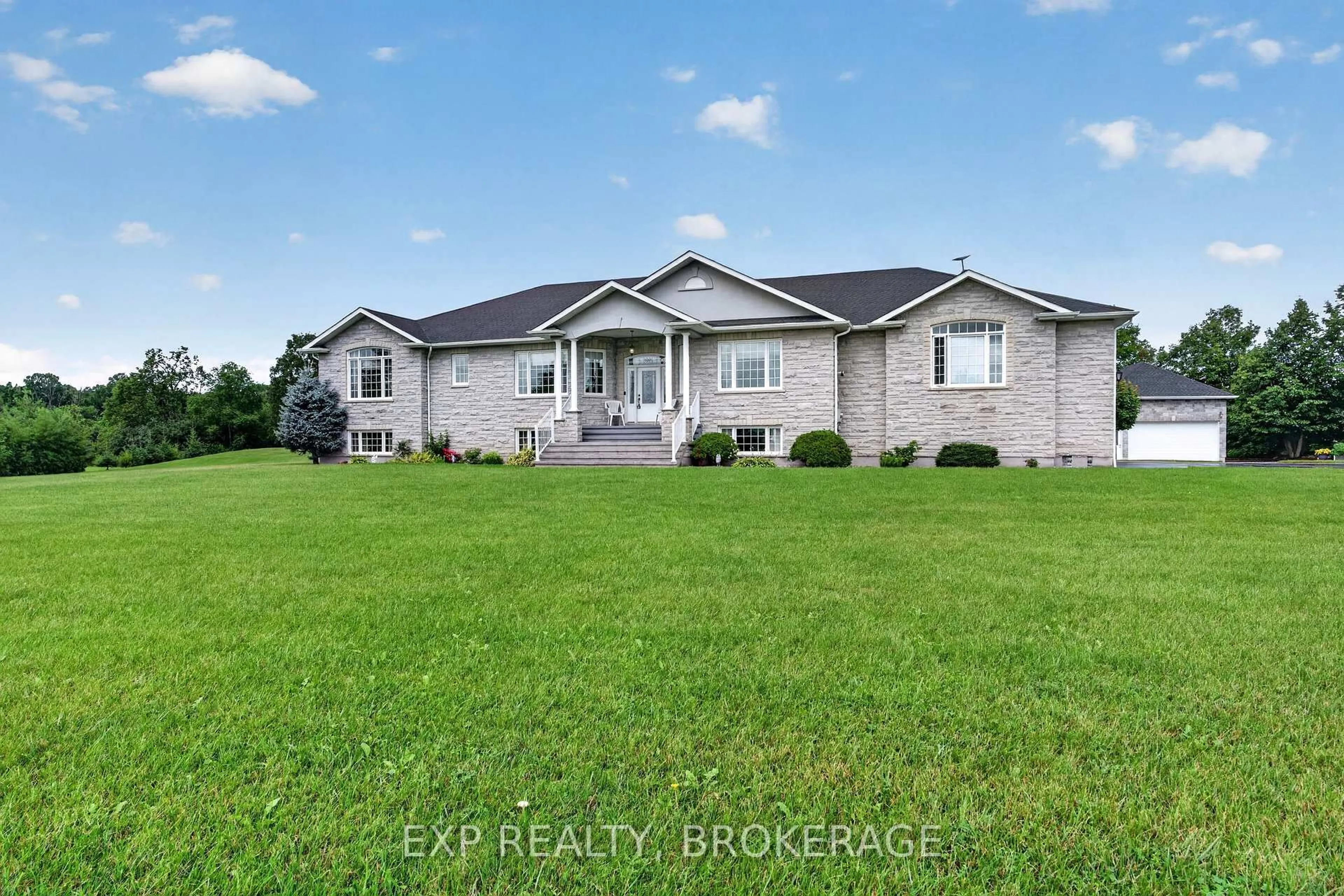 A pic from outside/outdoor area/front of a property/back of a property/a pic from drone, water/lake/river/ocean view for 3081 LATIMER Rd, Inverary Ontario K0H 1X0