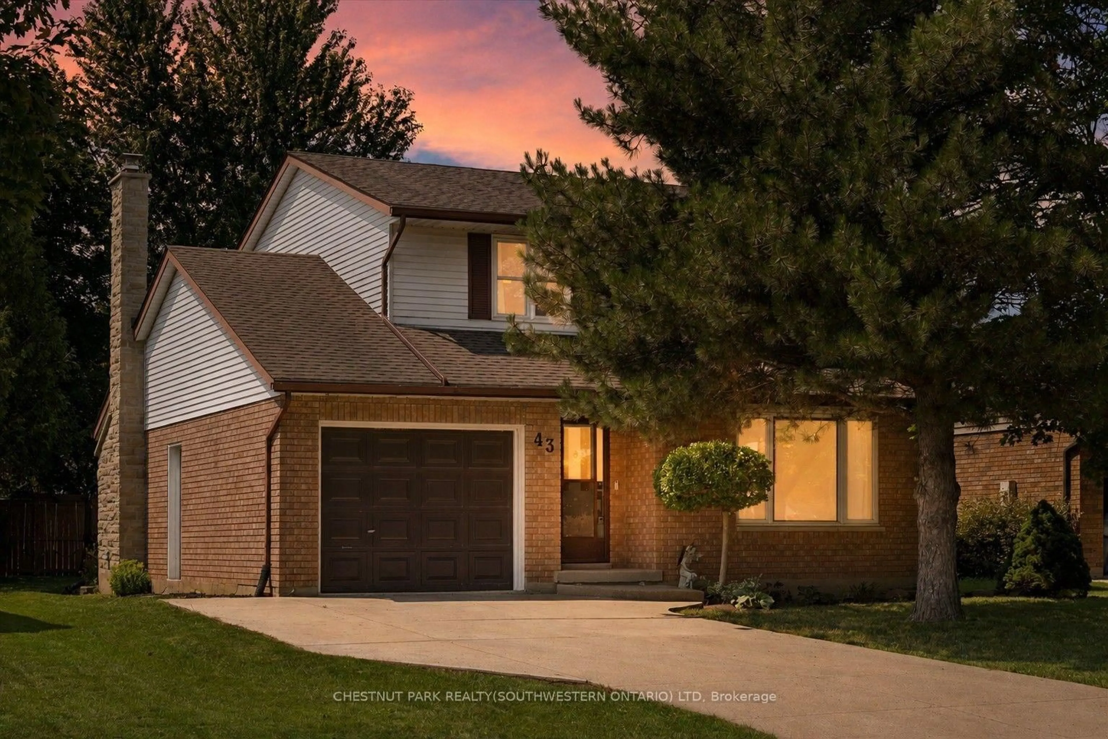 Home with brick exterior material, street for 43 Mcgregor St, Stratford Ontario N4Z 1G5
