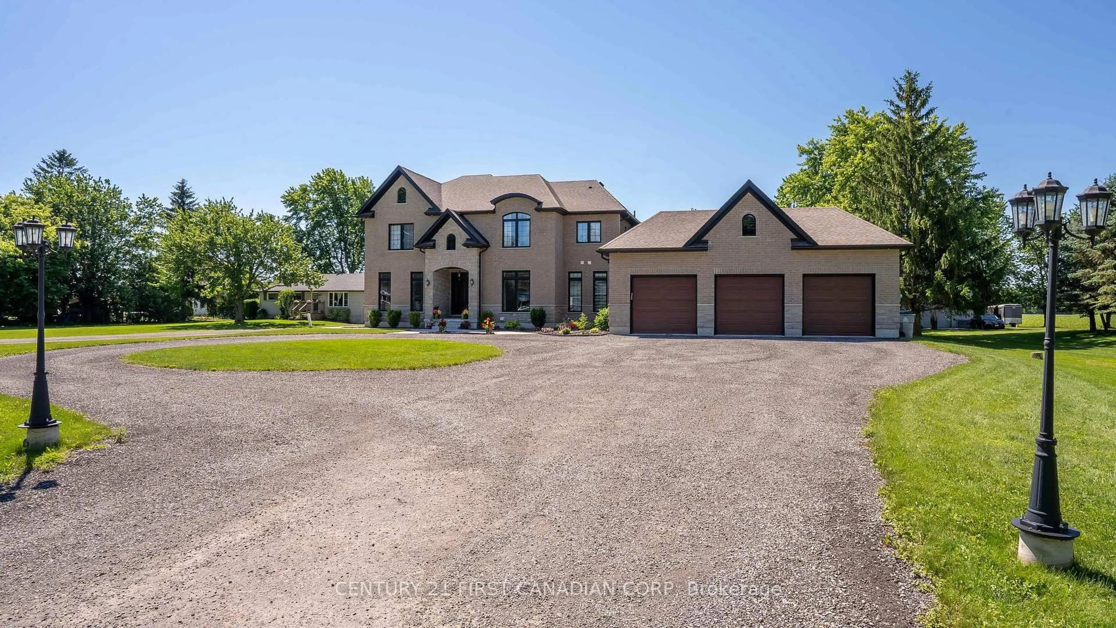 Home with brick exterior material, unknown for 15257 Twelve Mile Rd, Middlesex Centre Ontario N0M 2A0