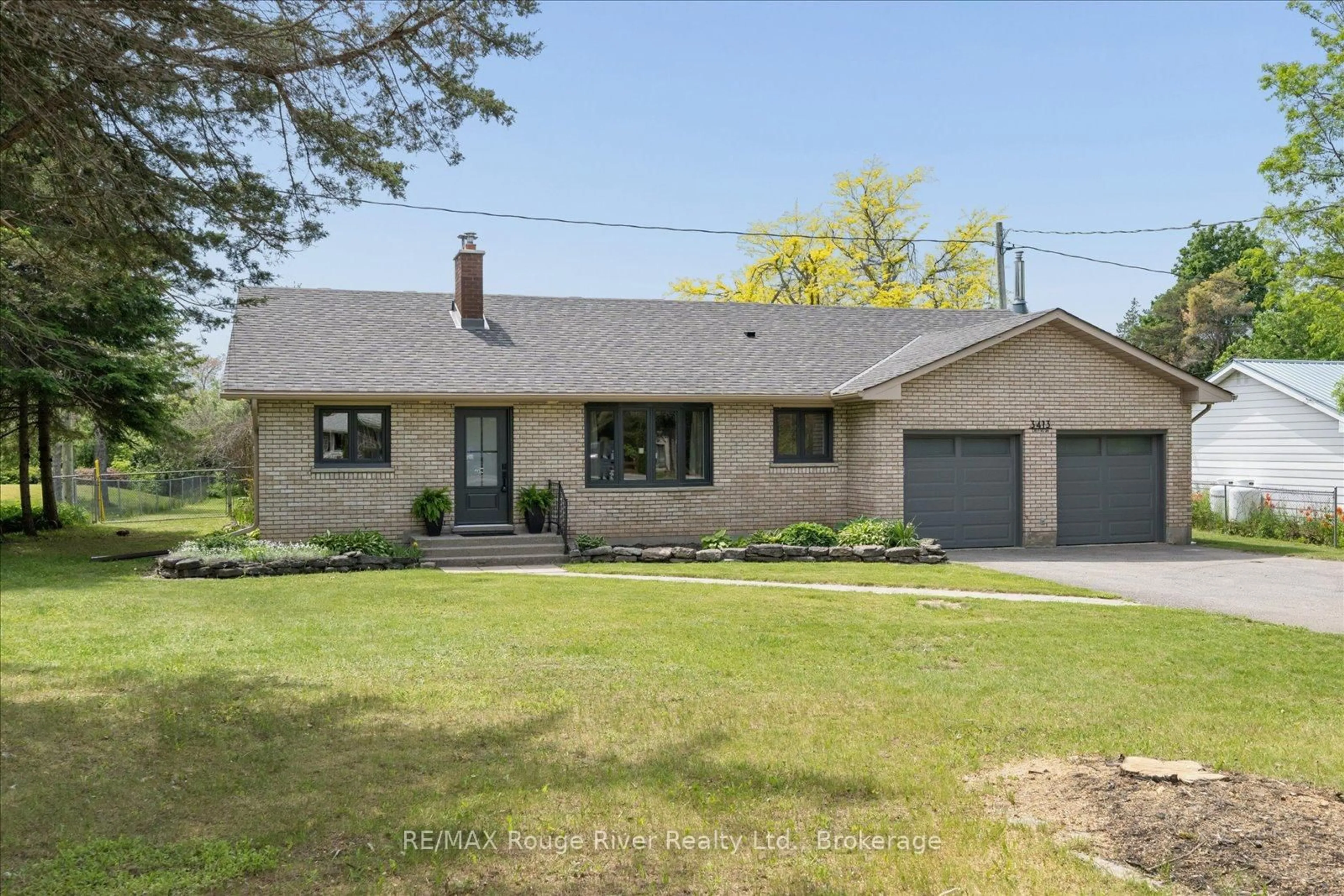 Home with brick exterior material, street for 3413 County Rd 36, Kawartha Lakes Ontario K0M 1A0