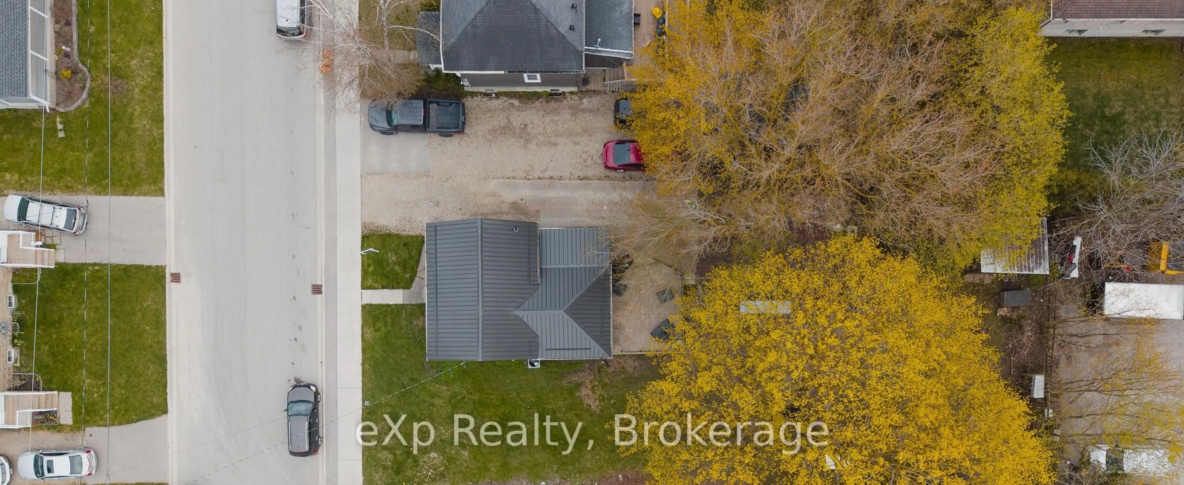A pic from outside/outdoor area/front of a property/back of a property/a pic from drone, street for 361 William St, Wellington North Ontario N0G 2L3