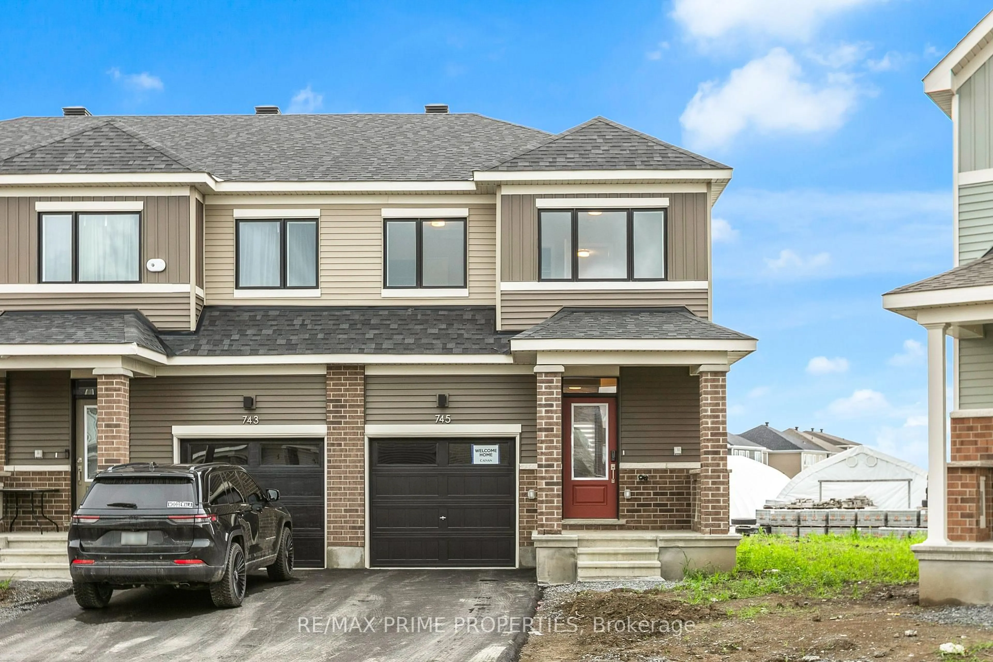 Home with brick exterior material, street for 745 Haflinger Row, Richmond Ontario K0A 2Z0