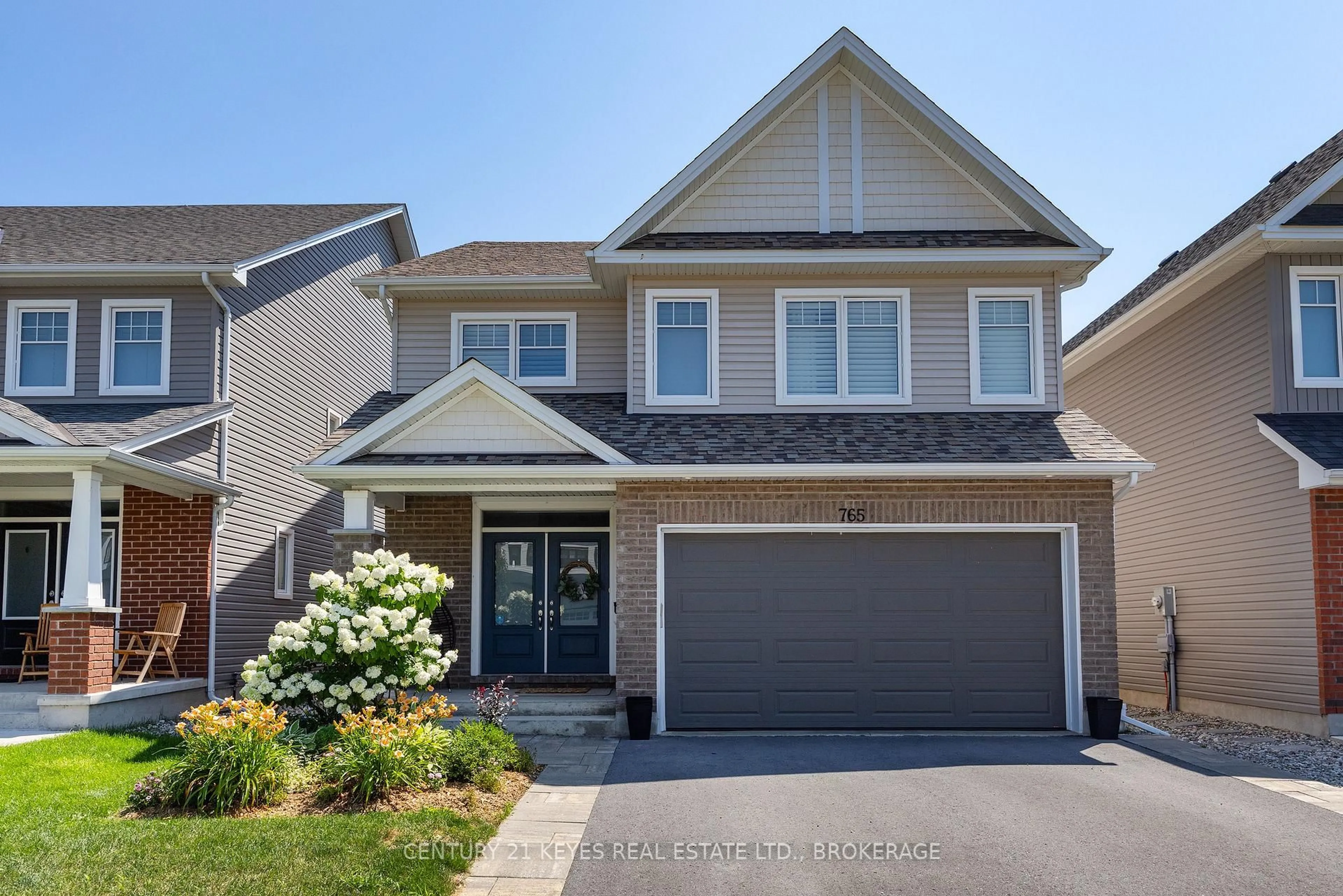 Home with vinyl exterior material, street for 765 Riverview Way, Kingston Ontario K7K 0J3