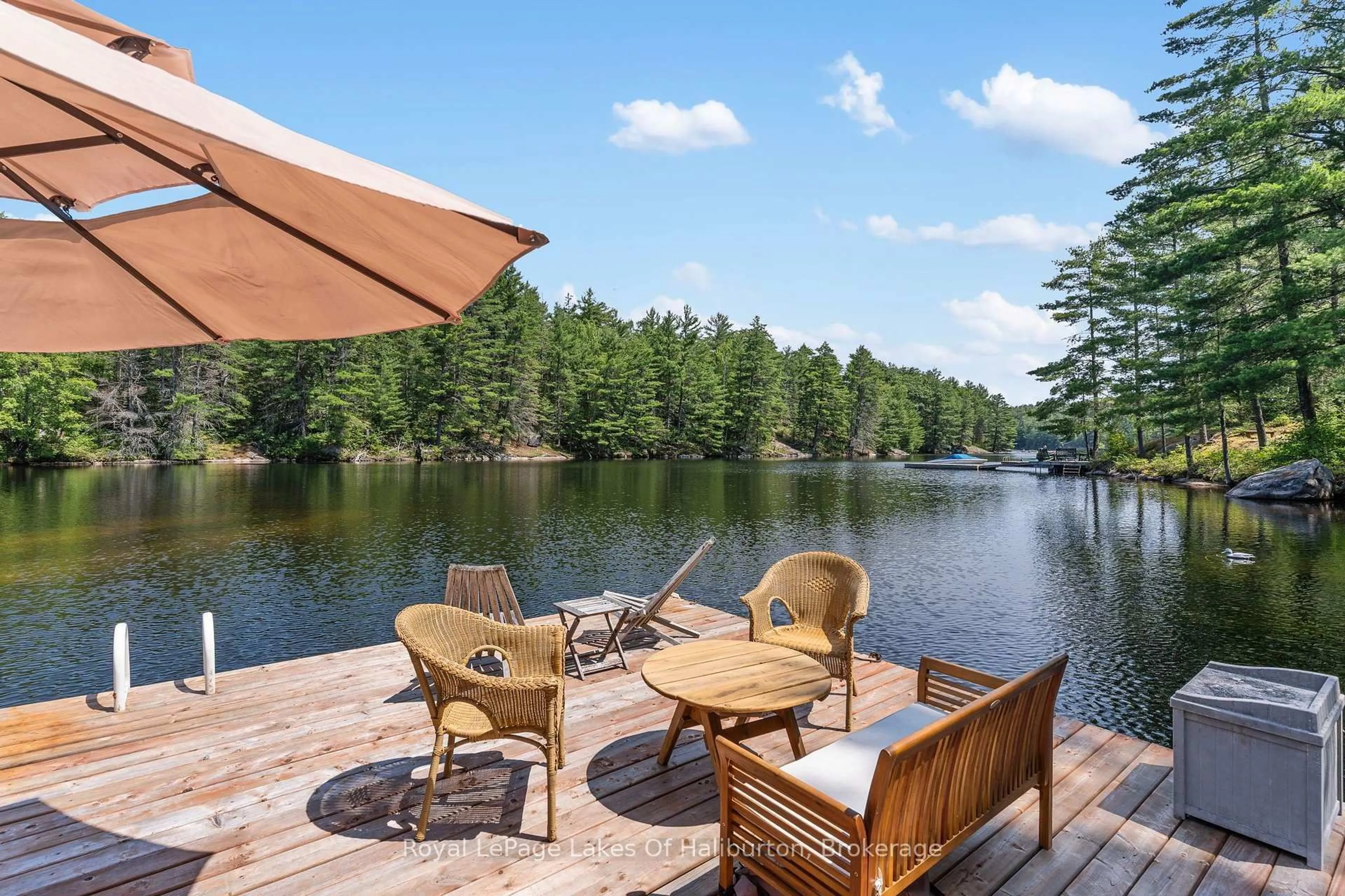 Patio, water/lake/river/ocean view for 1481 Universal Rd, Highlands East Ontario K0M 1S0