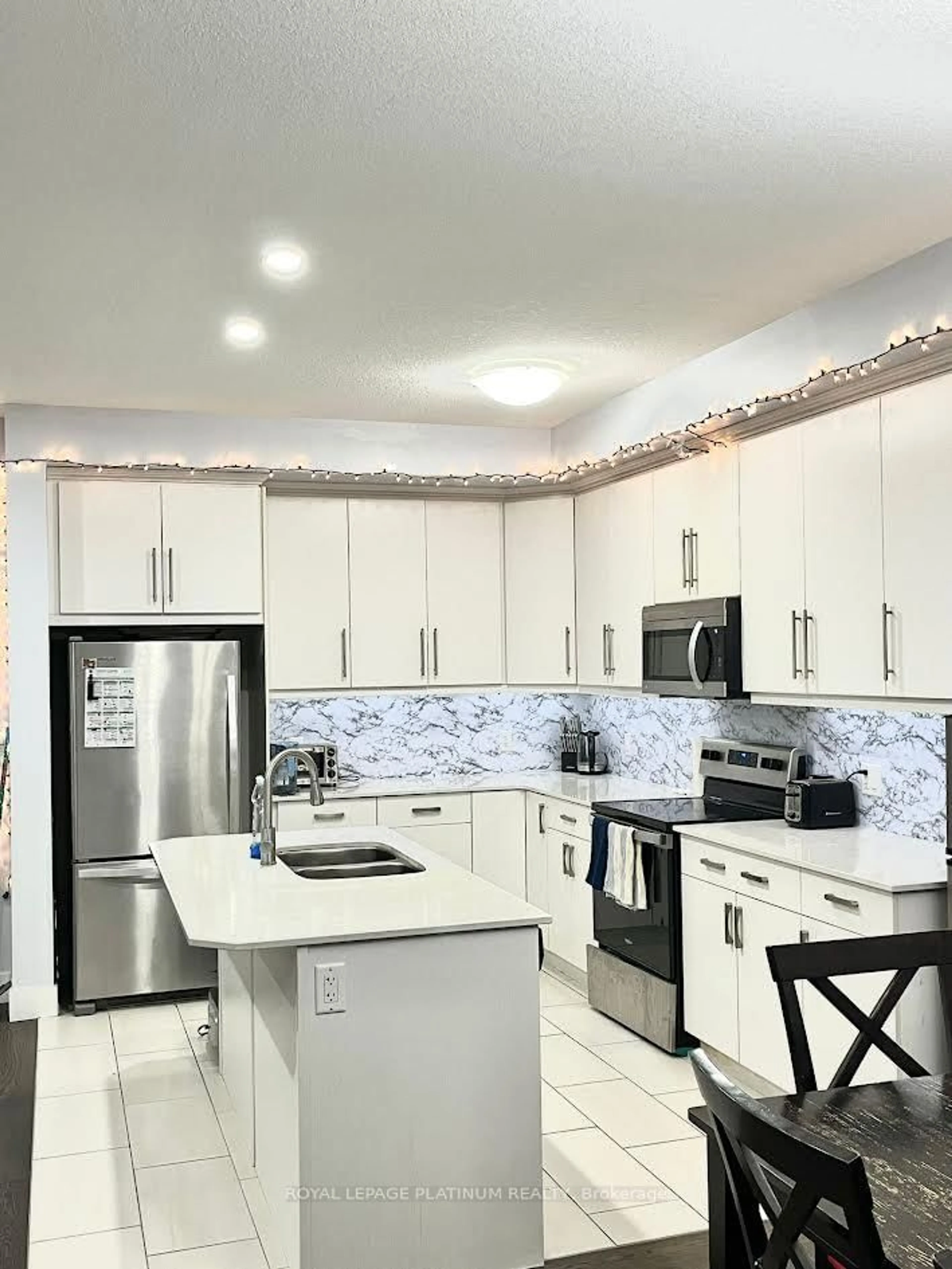 Contemporary kitchen, ceramic/tile floor for 1375 Whetherfield St #80, London North Ontario N6H 0K5
