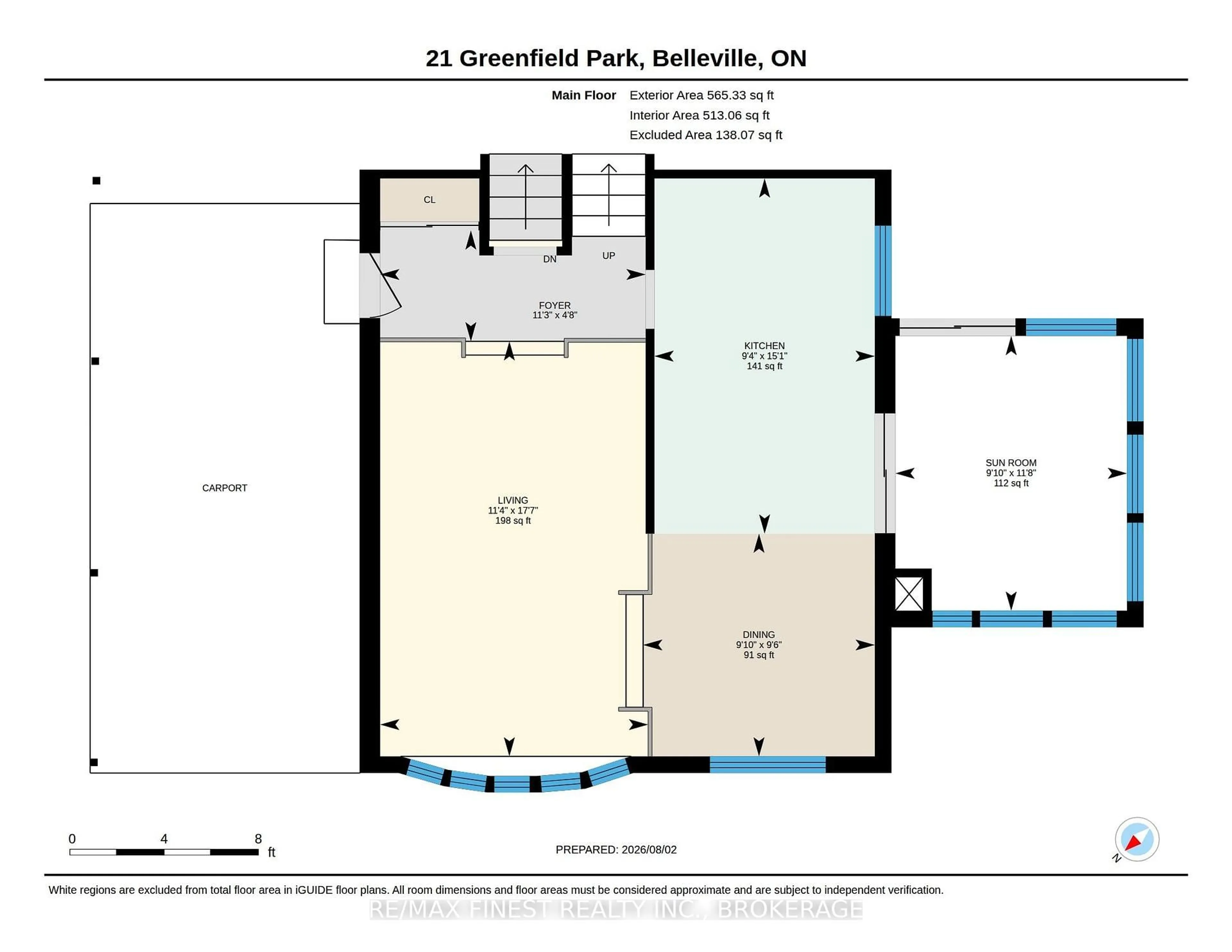 Floor plan for 21 Greenfield Park, Corbyville Ontario K0K 1V0