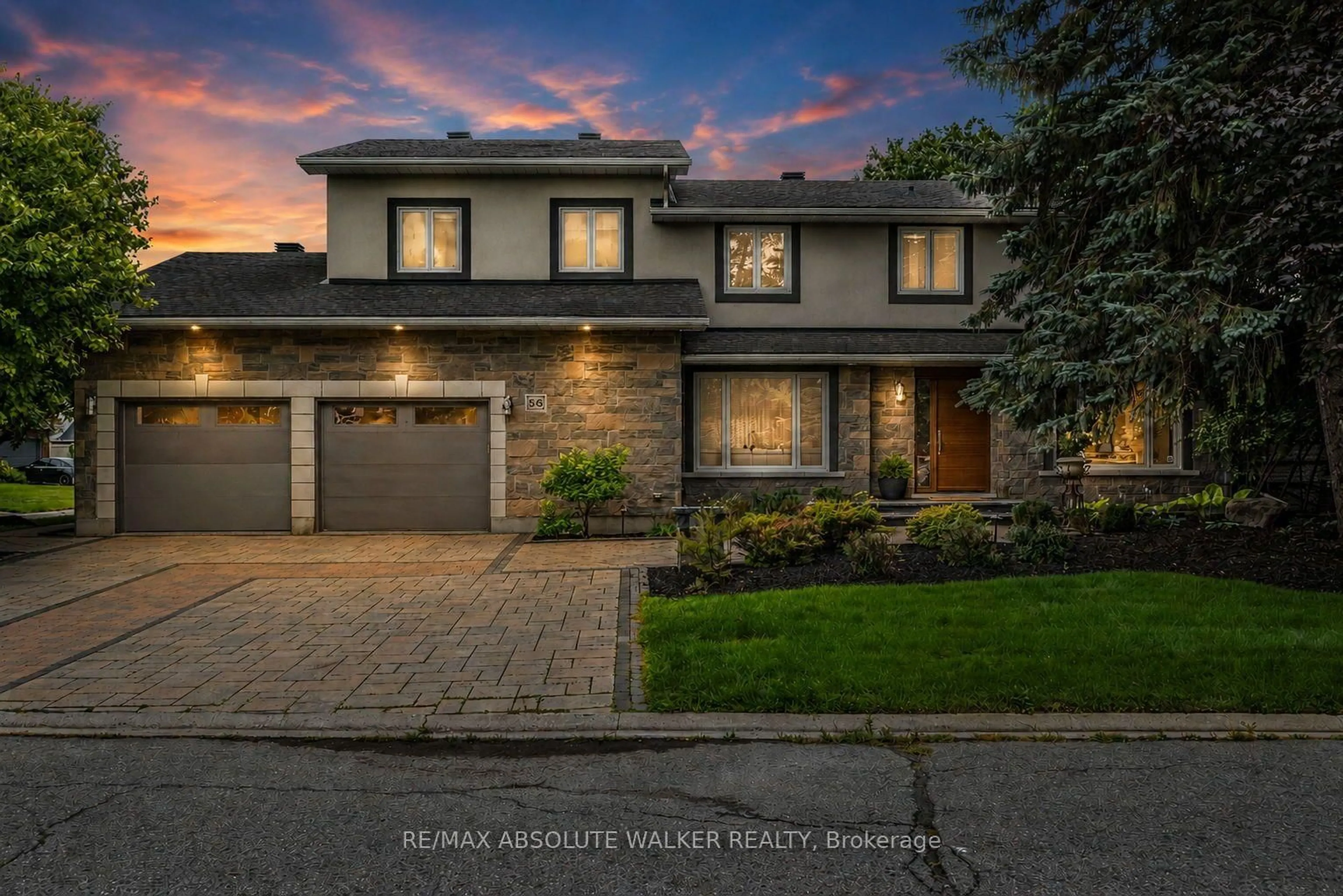 Home with brick exterior material, street for 56 Aldridge Way, Ottawa Ontario K2G 4H8
