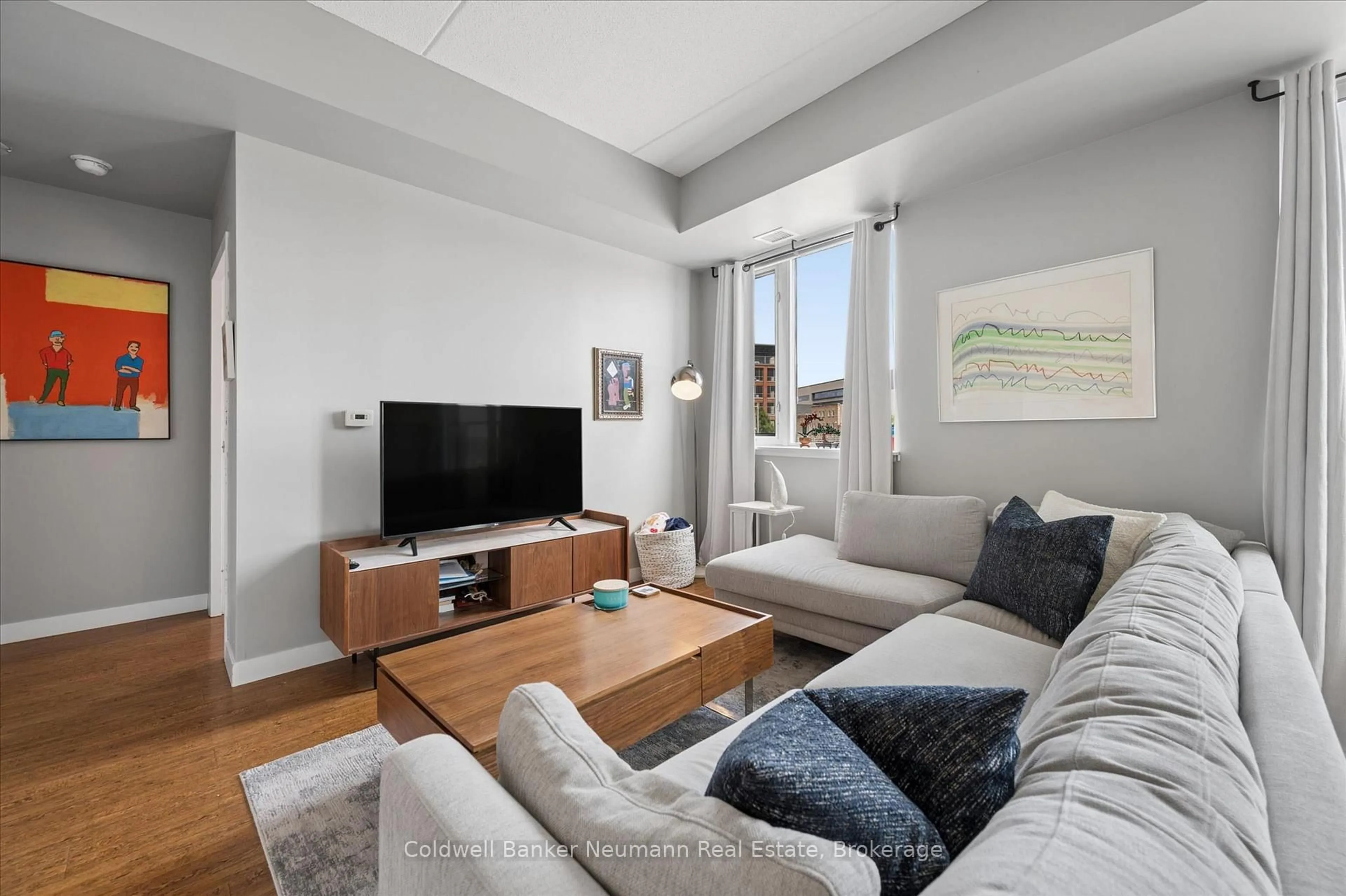 Living room with furniture, unknown for 5 Gordon St #309, Guelph Ontario N1H 4G8