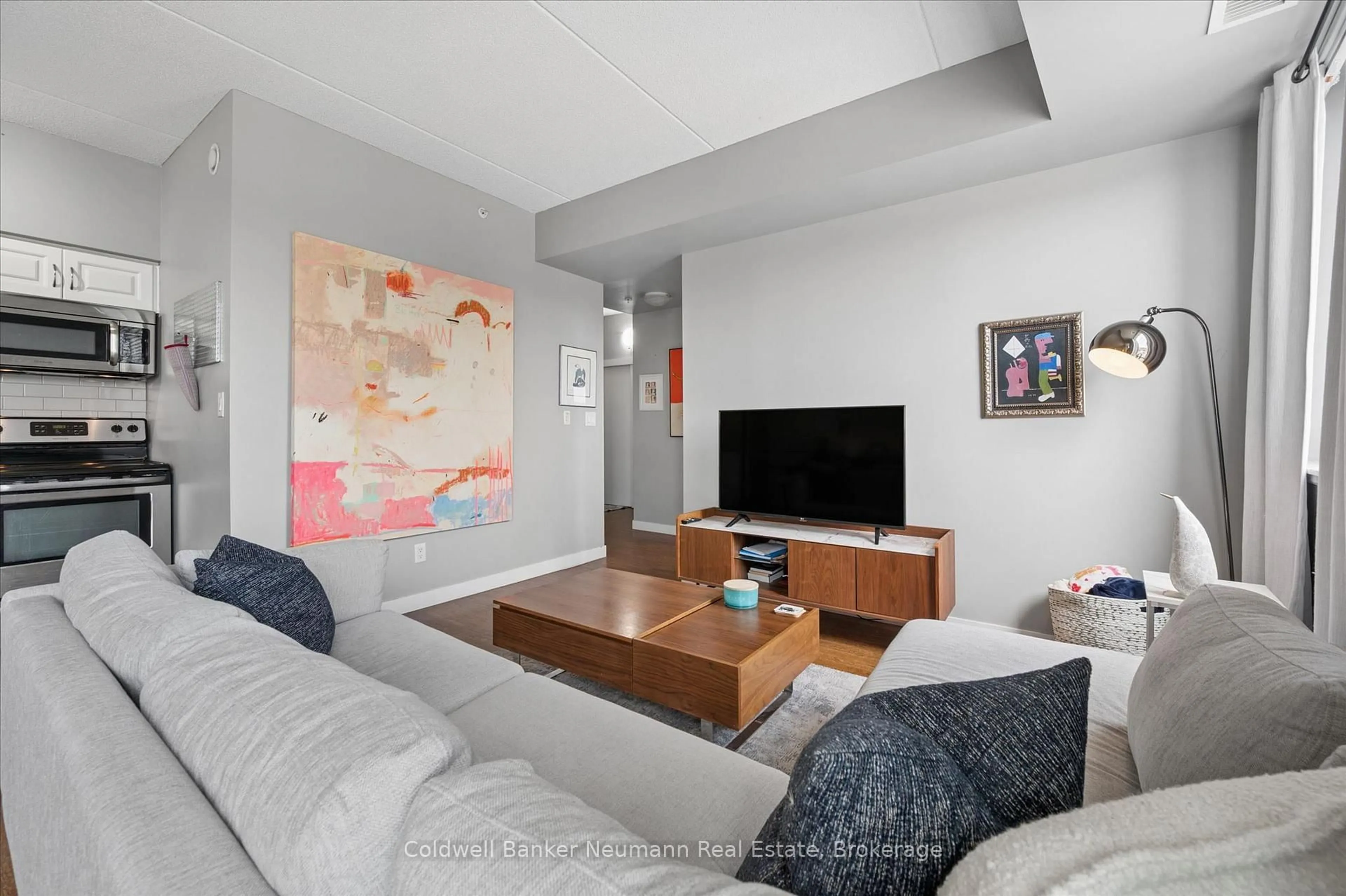 Living room with furniture, unknown for 5 Gordon St #309, Guelph Ontario N1H 4G8