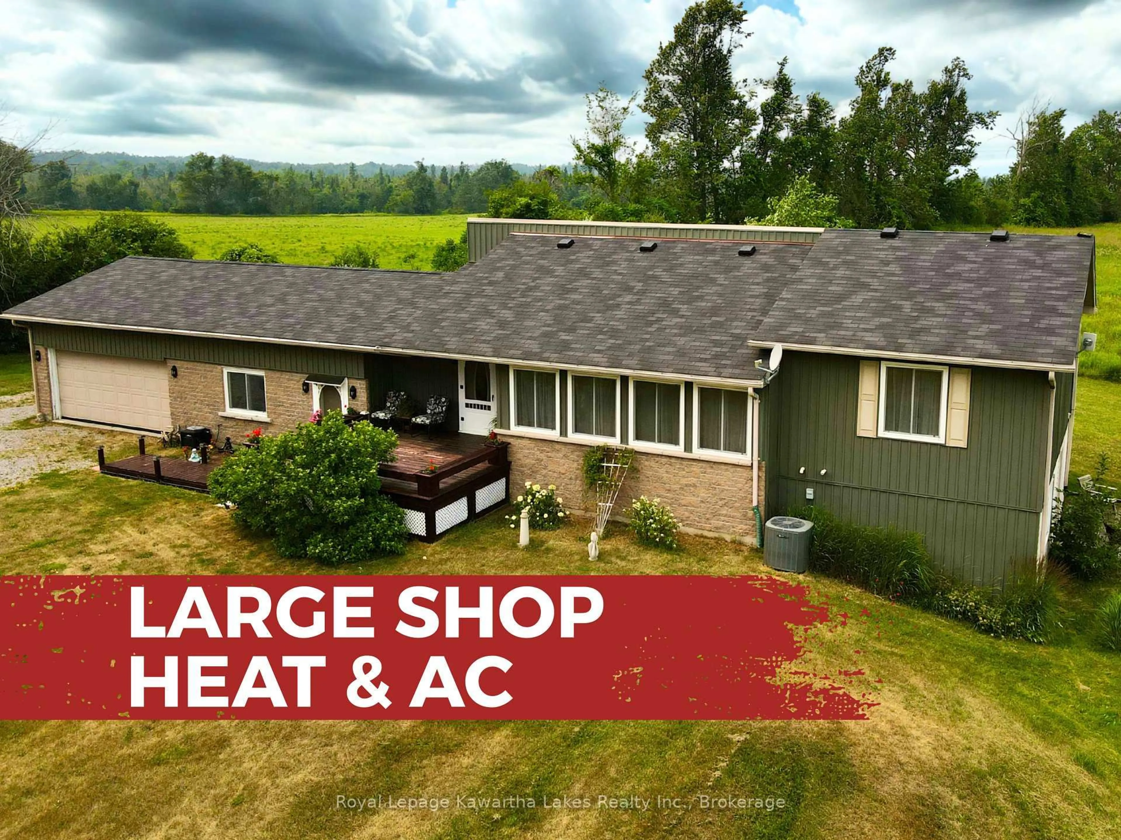 A pic from outside/outdoor area/front of a property/back of a property/a pic from drone, street for 2541 COUNTY ROAD 36 Rd, Kawartha Lakes Ontario K0M 1L0