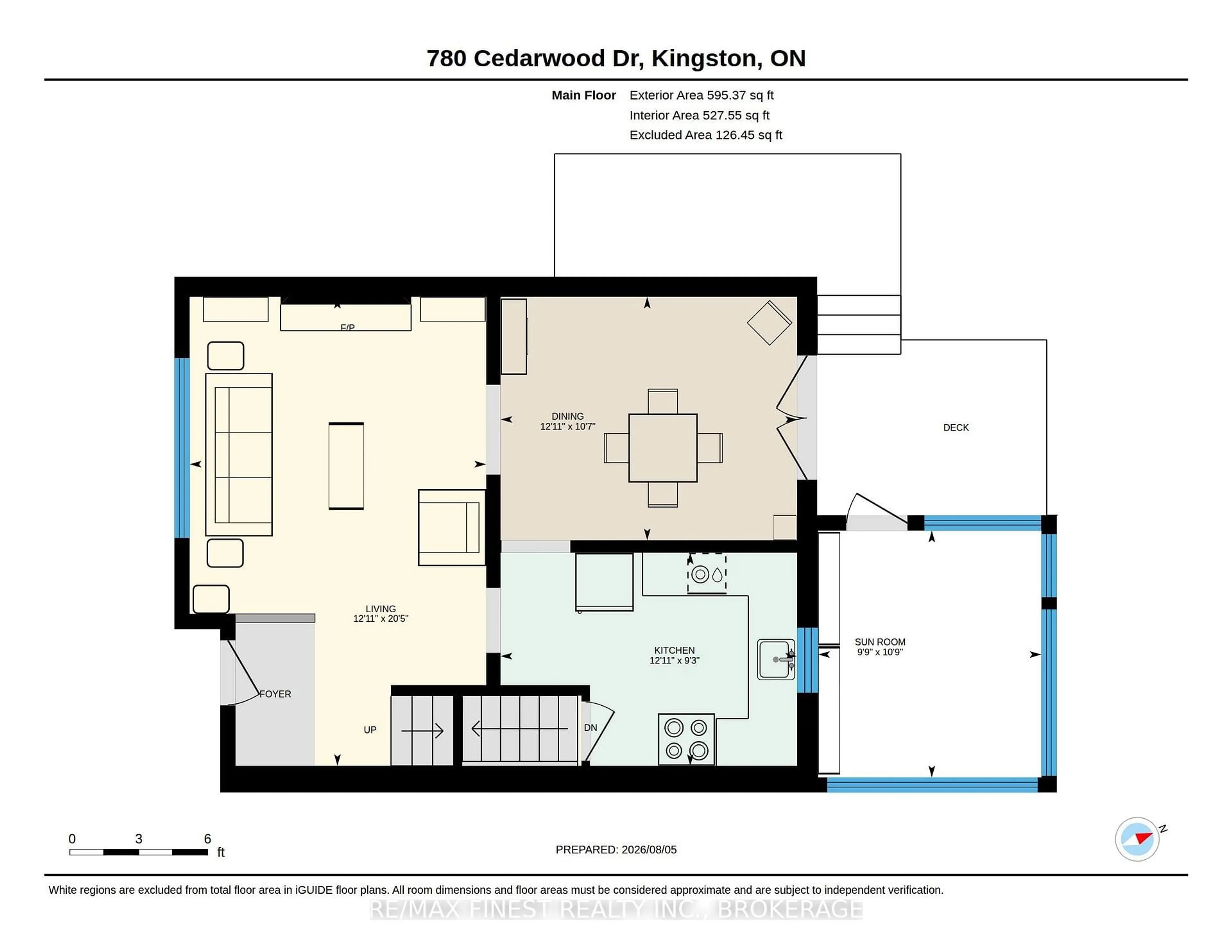 Floor plan for 780 Cedarwood Dr, Kingston Ontario K7P 1M7