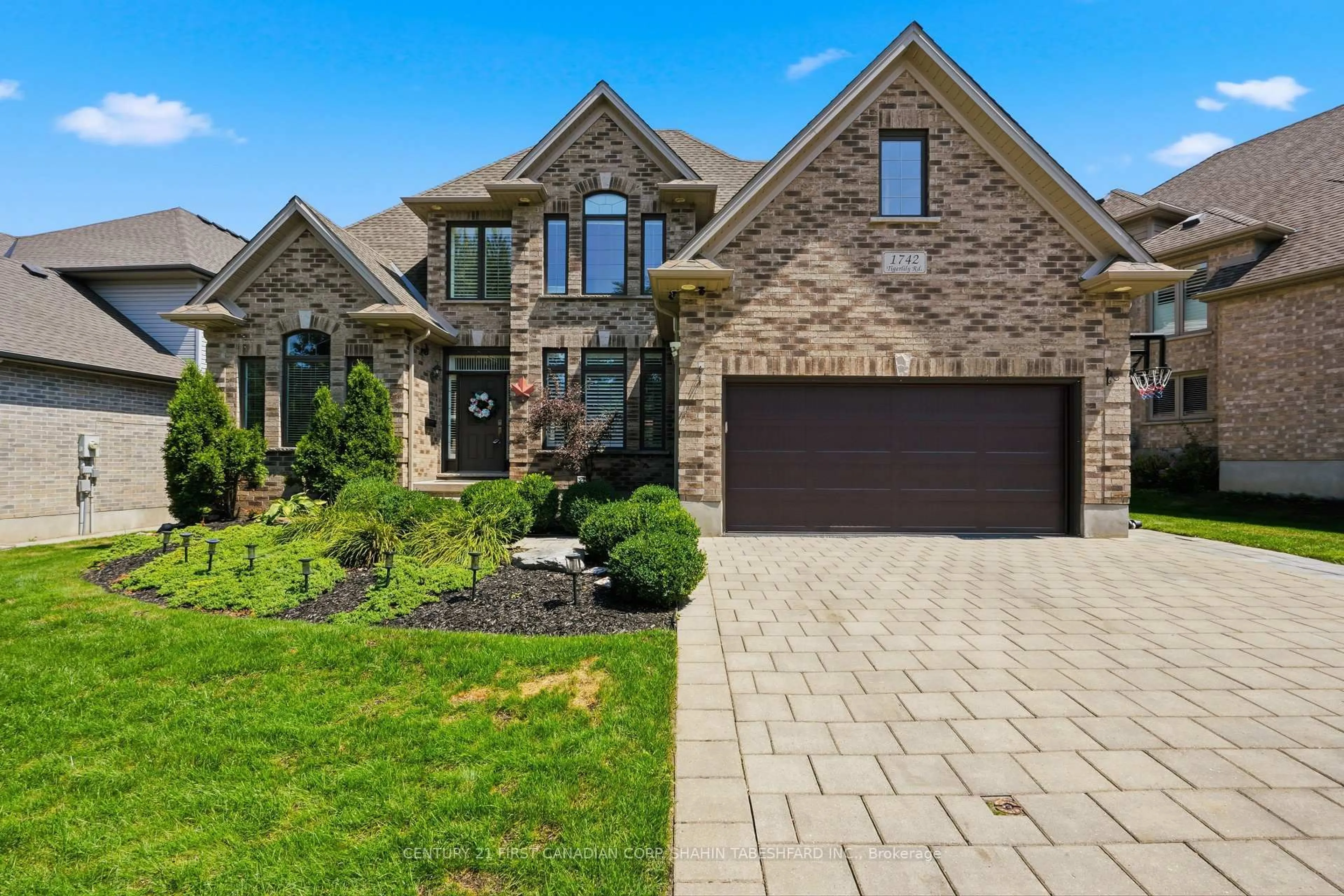 Home with brick exterior material, street for 1742 Tigerlily Rd, London South Ontario N6K 0A3