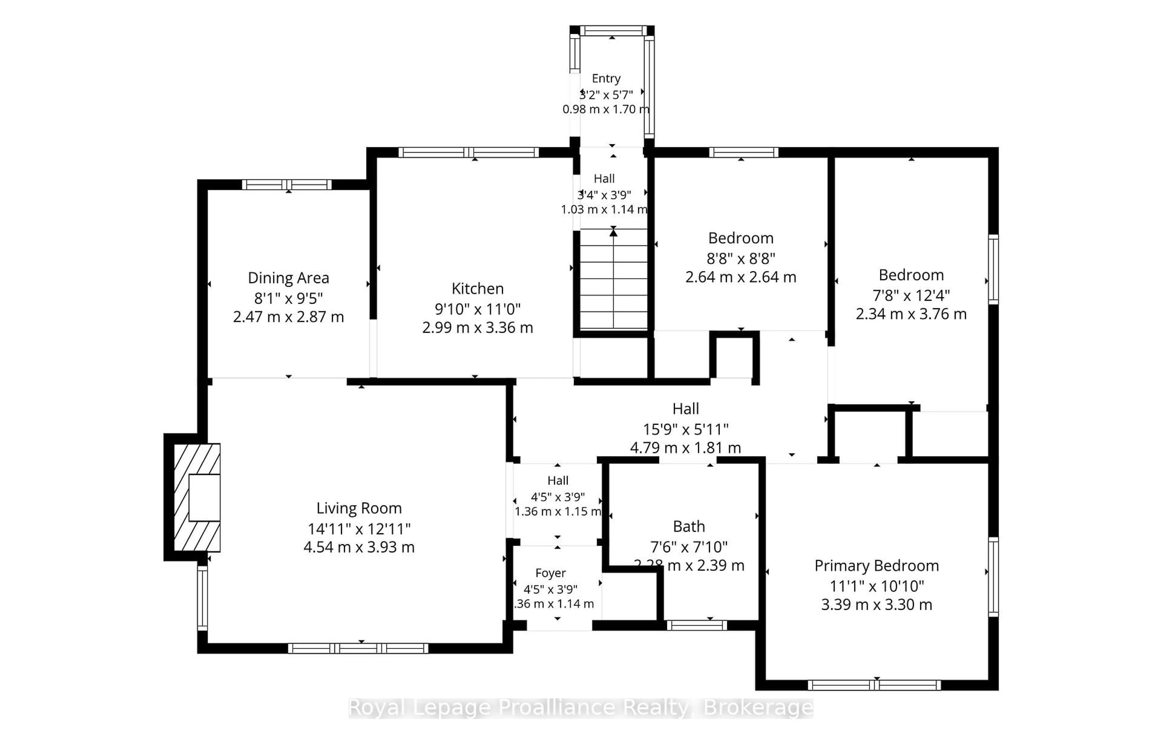 Floor plan for 550 Lakeshore Rd, Cobourg Ontario K9A 1S5