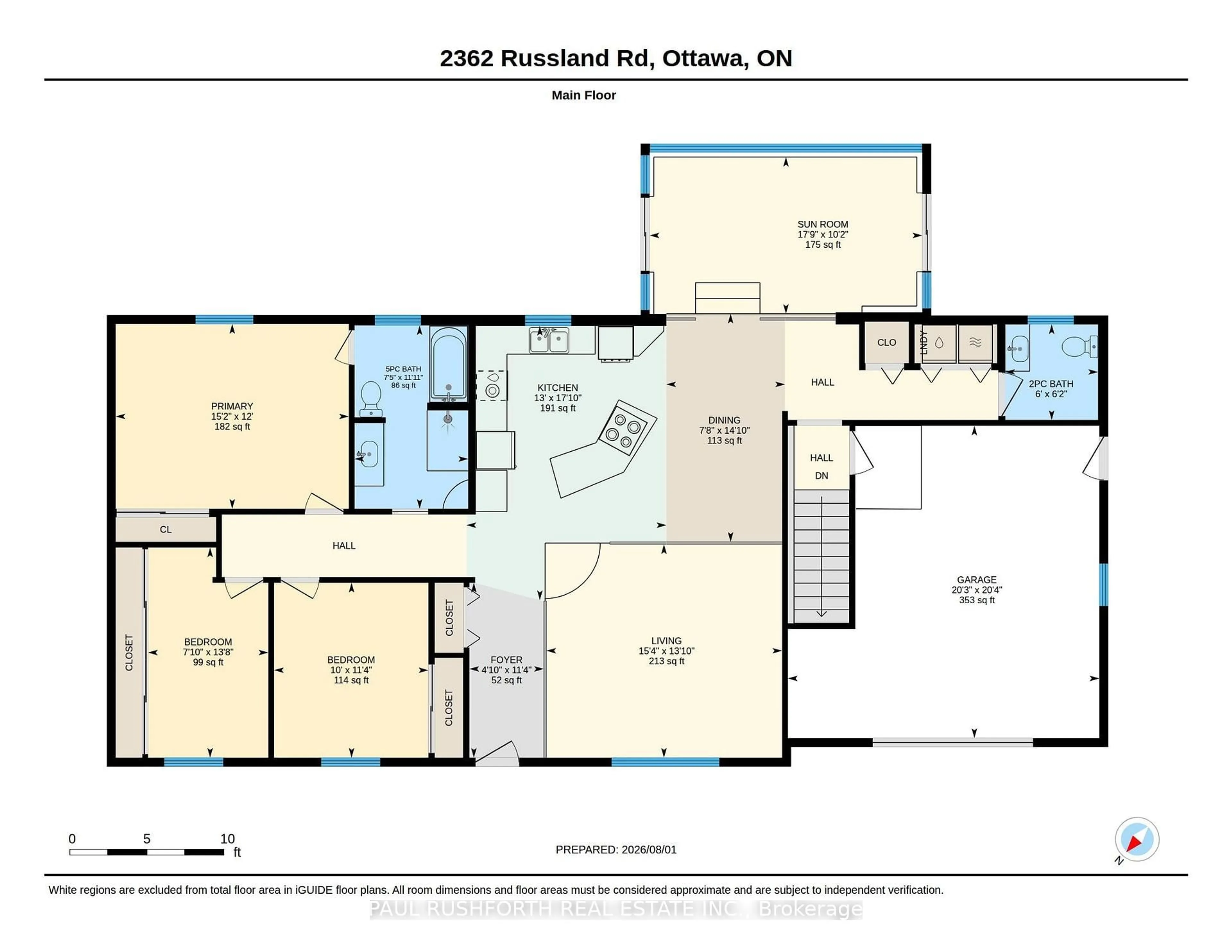 Floor plan for 2362 Russland Rd, Russell Ontario K0A 3H0