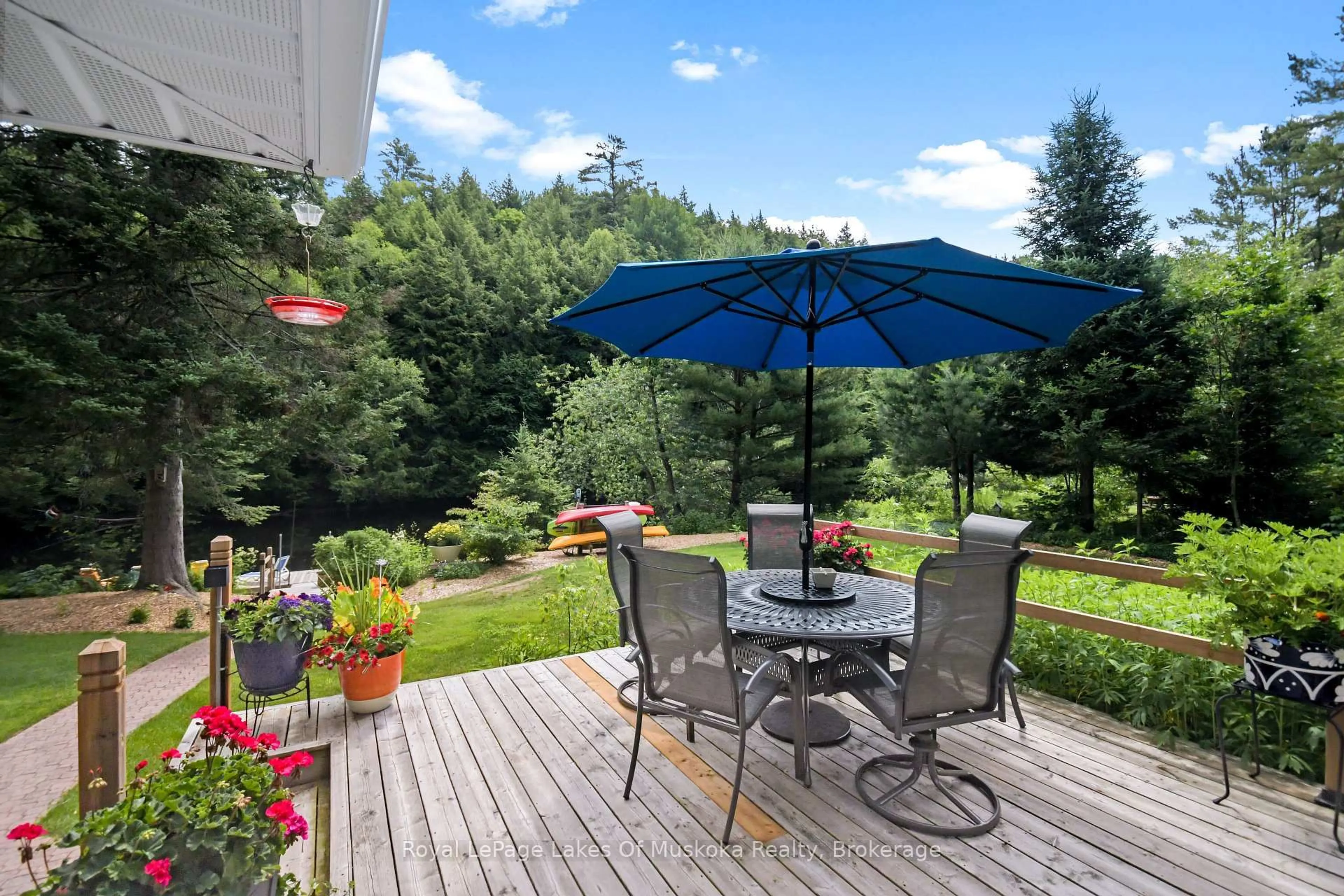 Patio, water/lake/river/ocean view for 15 Summer Lane, Bracebridge Ontario P1L 0G6