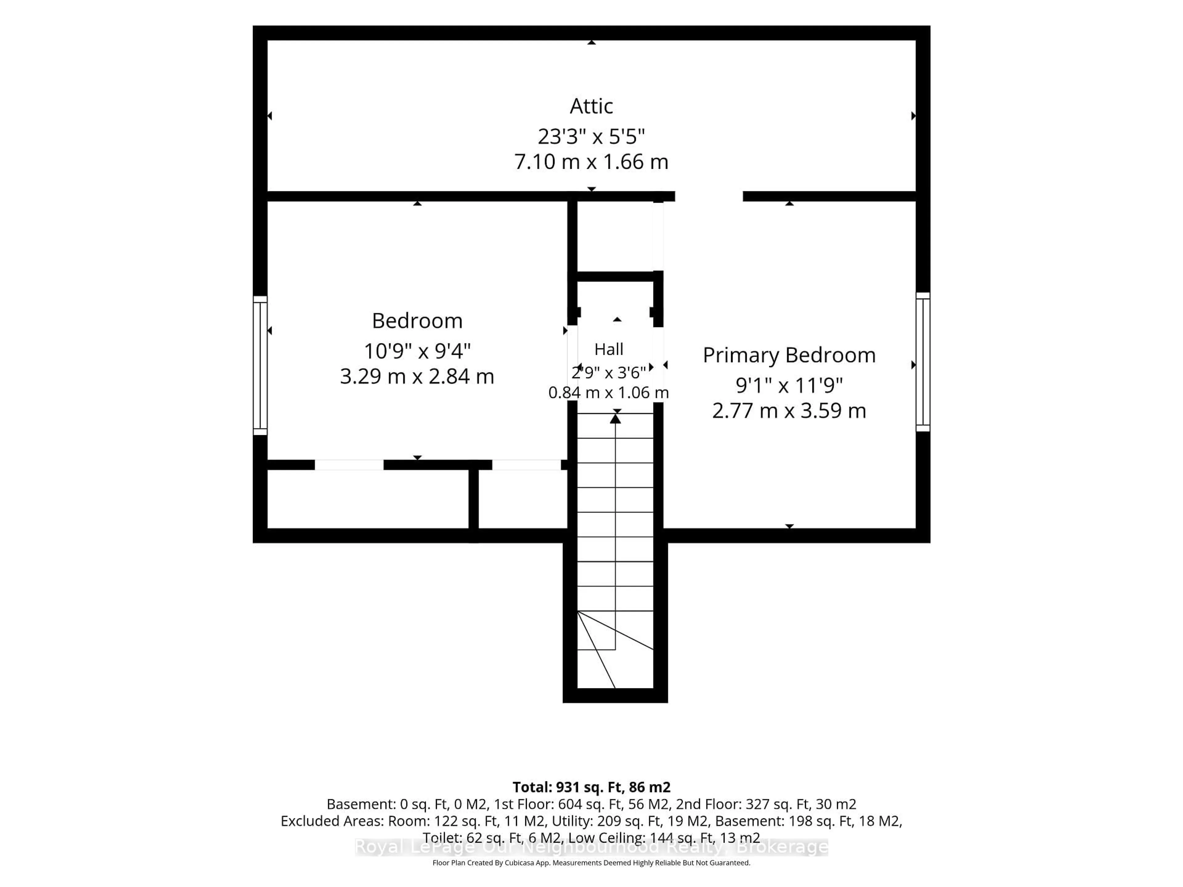 Floor plan for 367 Campbell St, Cobourg Ontario K9A 4C1