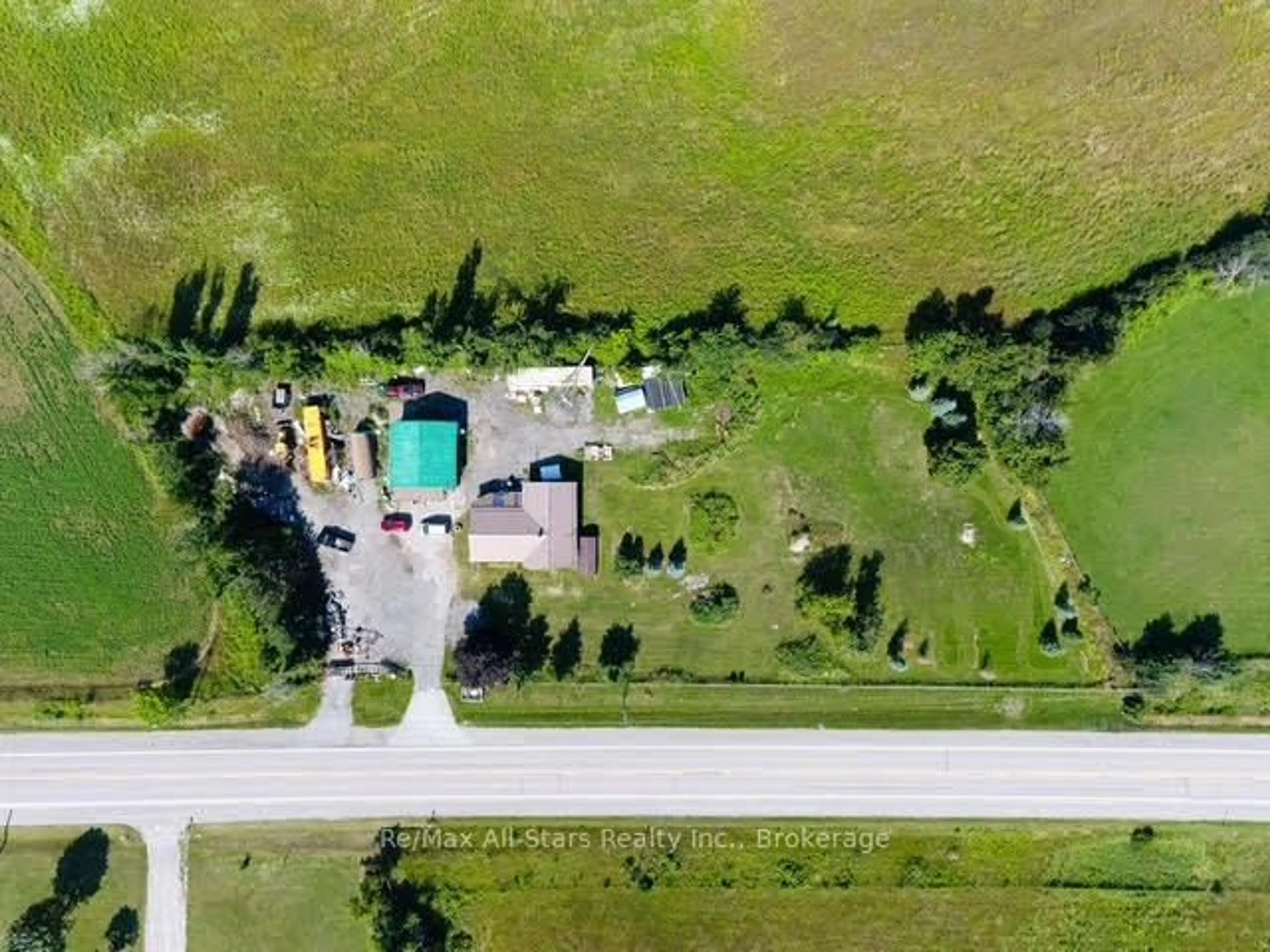 A pic from outside/outdoor area/front of a property/back of a property/a pic from drone, street for 4175 Highway 35, Kawartha Lakes Ontario K0M 1G0