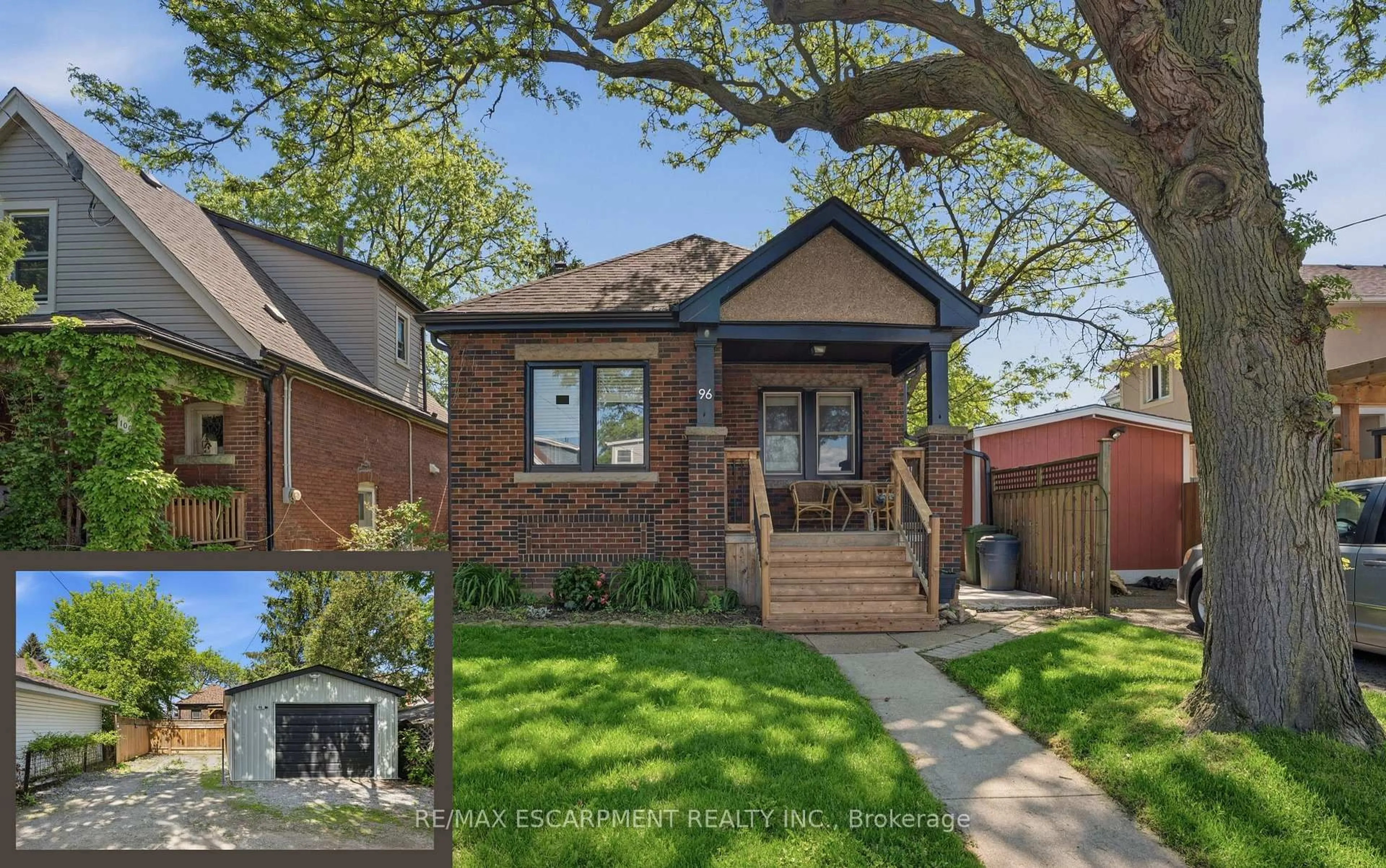 Home with brick exterior material, street for 96 Paling Ave, Hamilton Ontario L8H 5J4