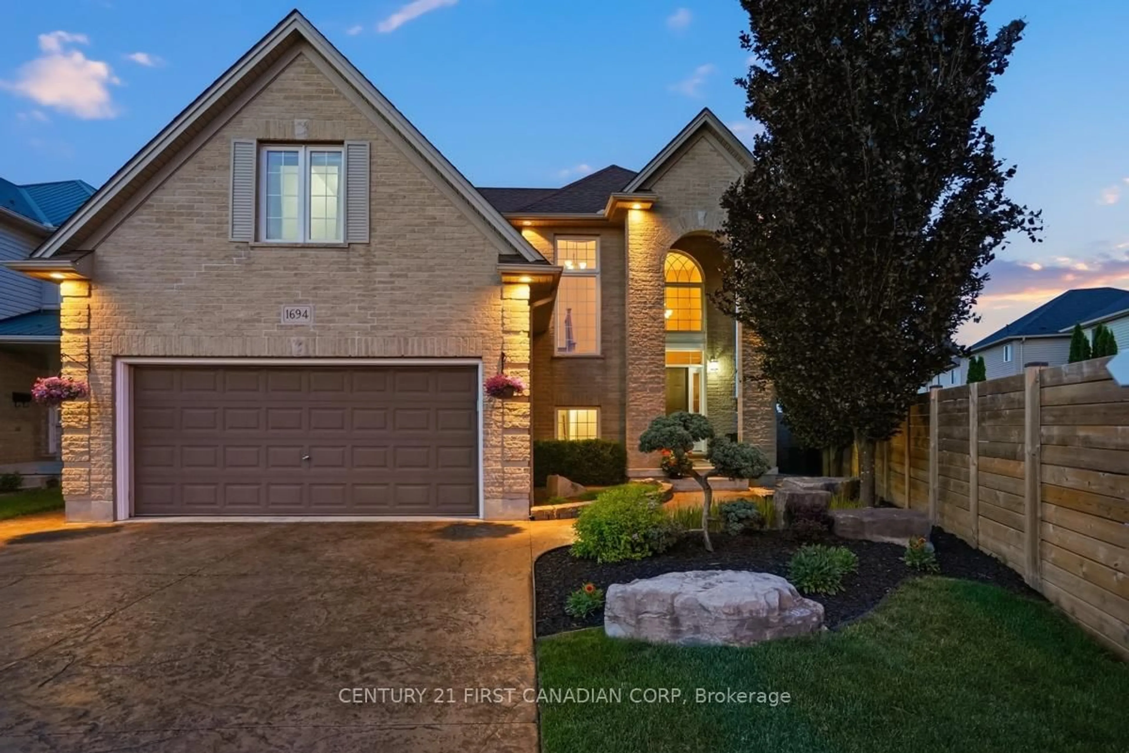 Home with brick exterior material, street for 1694 Green Gables Rd, London South Ontario N6M 0A3