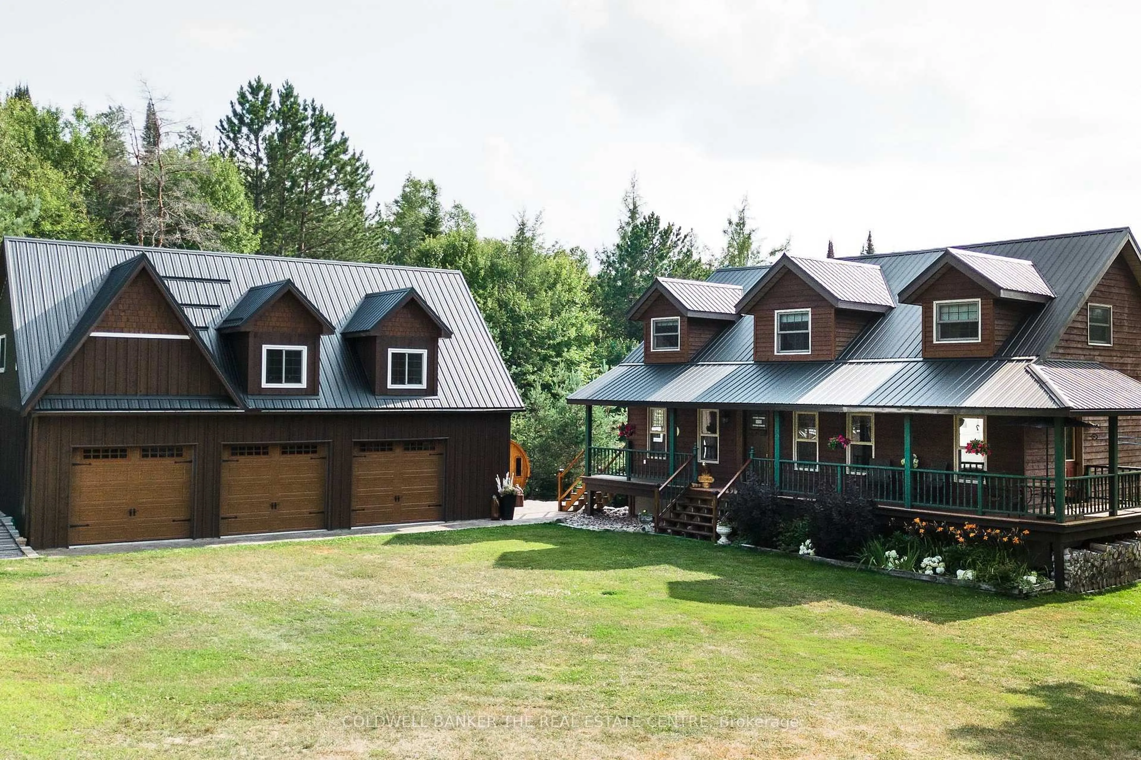 A pic from outside/outdoor area/front of a property/back of a property/a pic from drone, mountain view for 183 Pevensey Rd, Armour Ontario P0A 1C0