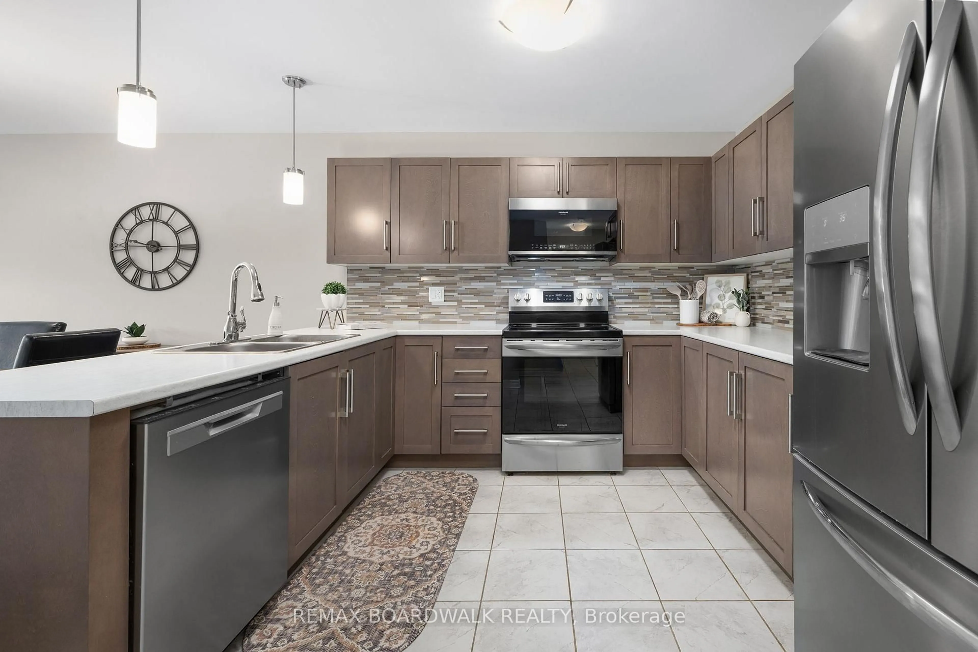 Open concept kitchen, ceramic/tile floor for 923 Leishman Dr, Almonte Ontario K0A 1A0