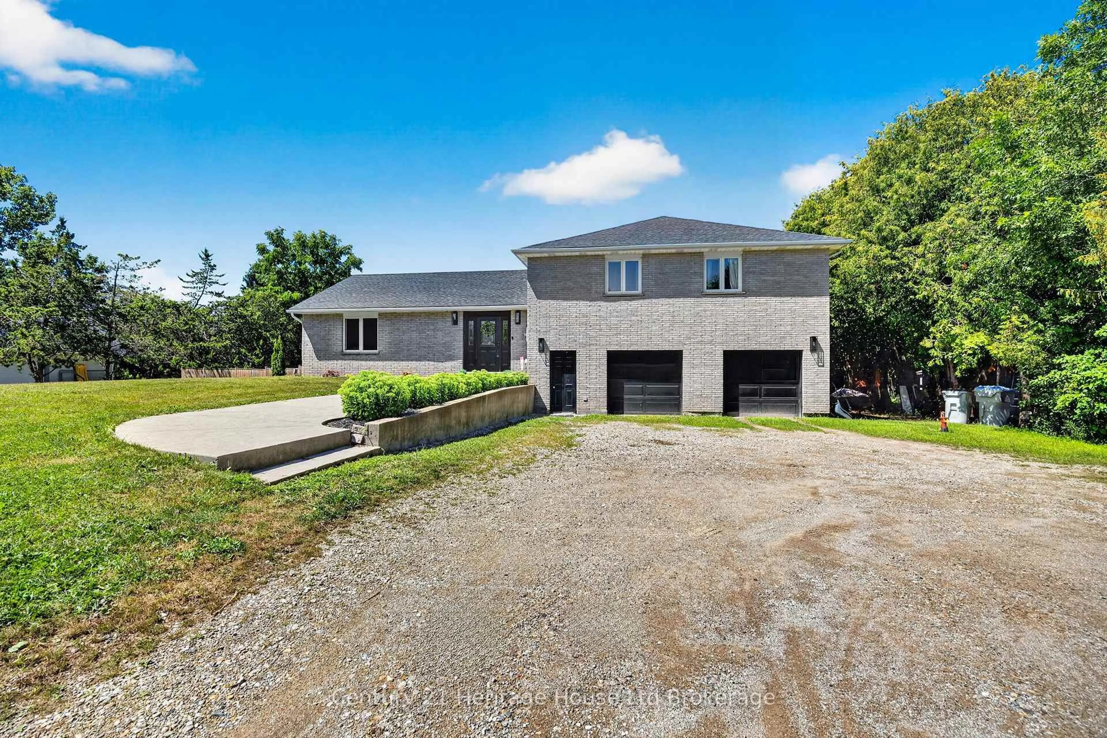 A pic from outside/outdoor area/front of a property/back of a property/a pic from drone, unknown for 1668 Perth 123 Rd, Perth South Ontario N4X 1C6