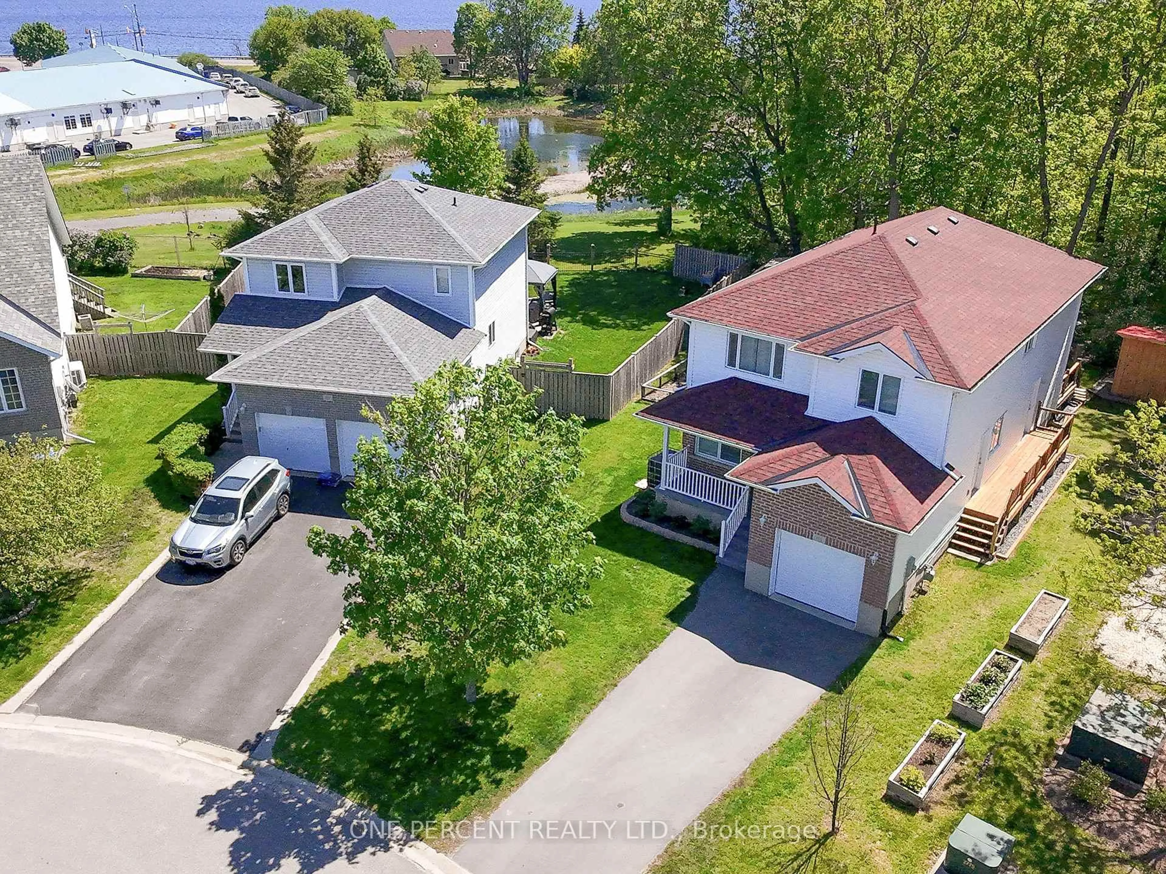 A pic from outside/outdoor area/front of a property/back of a property/a pic from drone, water/lake/river/ocean view for 159 Macdougall Dr, Loyalist Ontario K7N 0A2