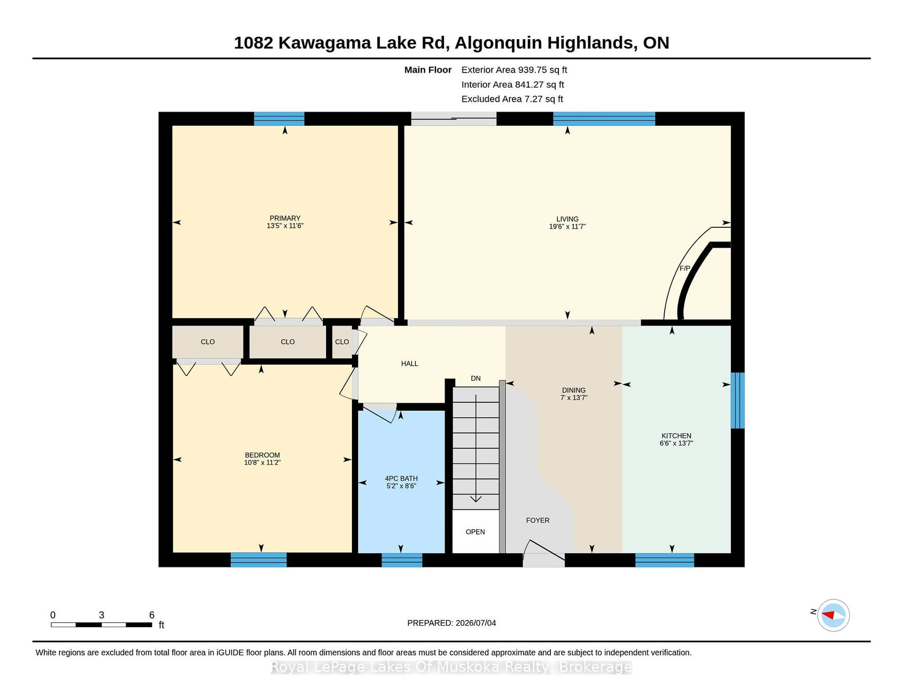 Floor plan for 1082 Kawagama Lake Rd, Algonquin Highlands Ontario P0A 1E0