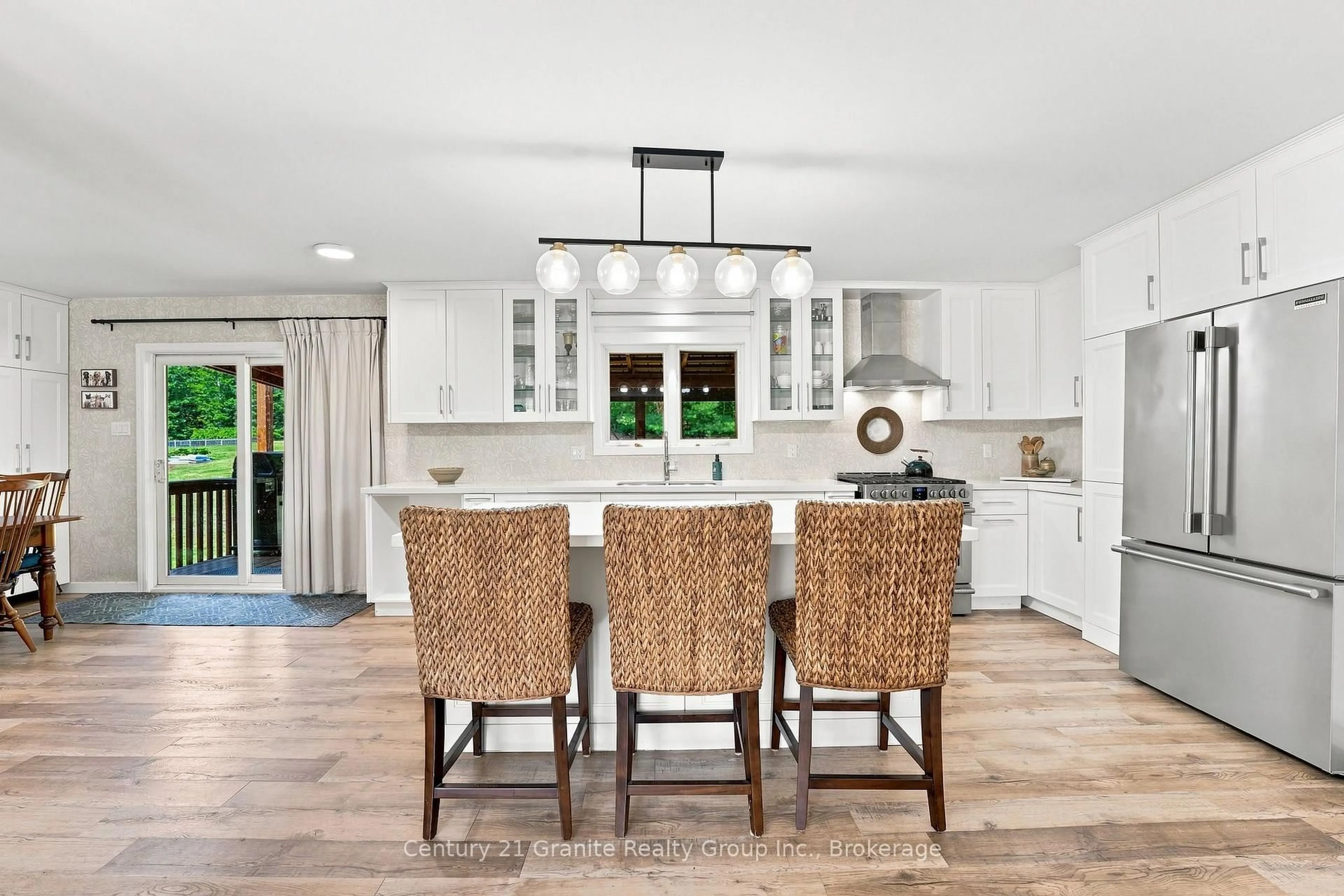 Open concept kitchen, ceramic/tile floor for 2125 Boulter Rd, Maple Leaf Ontario K0L 2R0