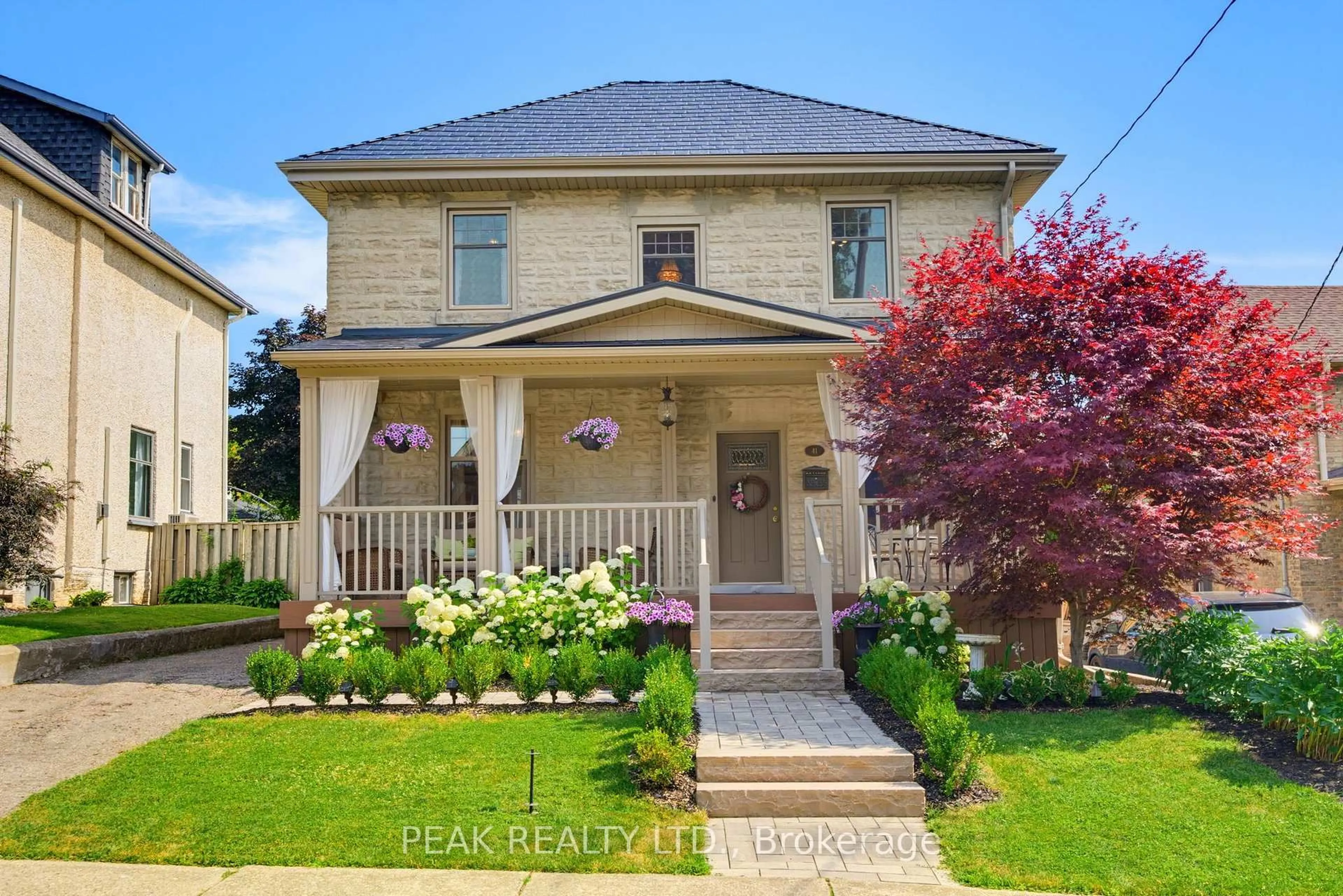 Home with brick exterior material, street for 41 Banfield St, Brant Ontario N3L 2Y7