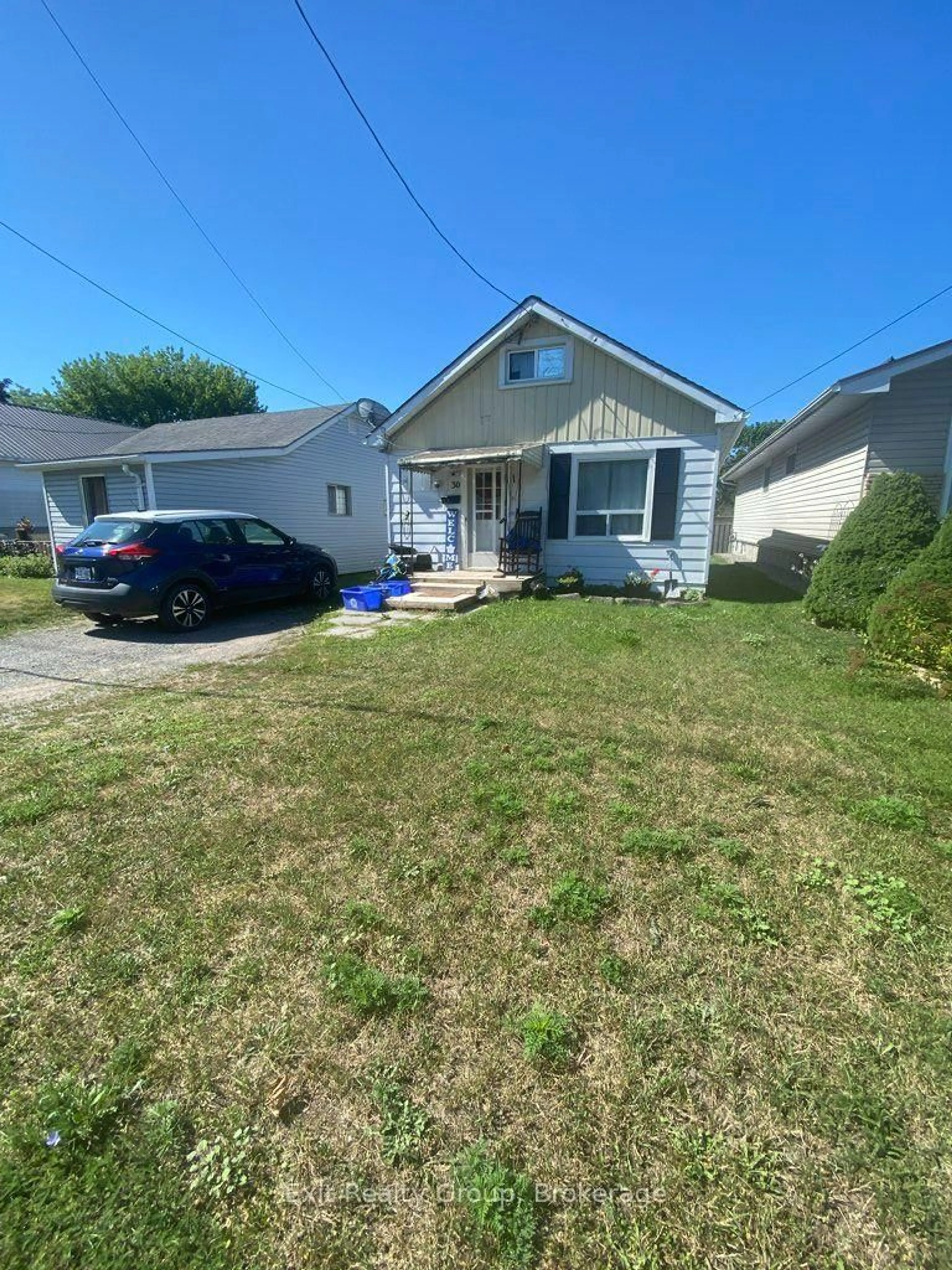 A pic from outside/outdoor area/front of a property/back of a property/a pic from drone, street for 30 Bocage St, Quinte West Ontario K8V 2L4