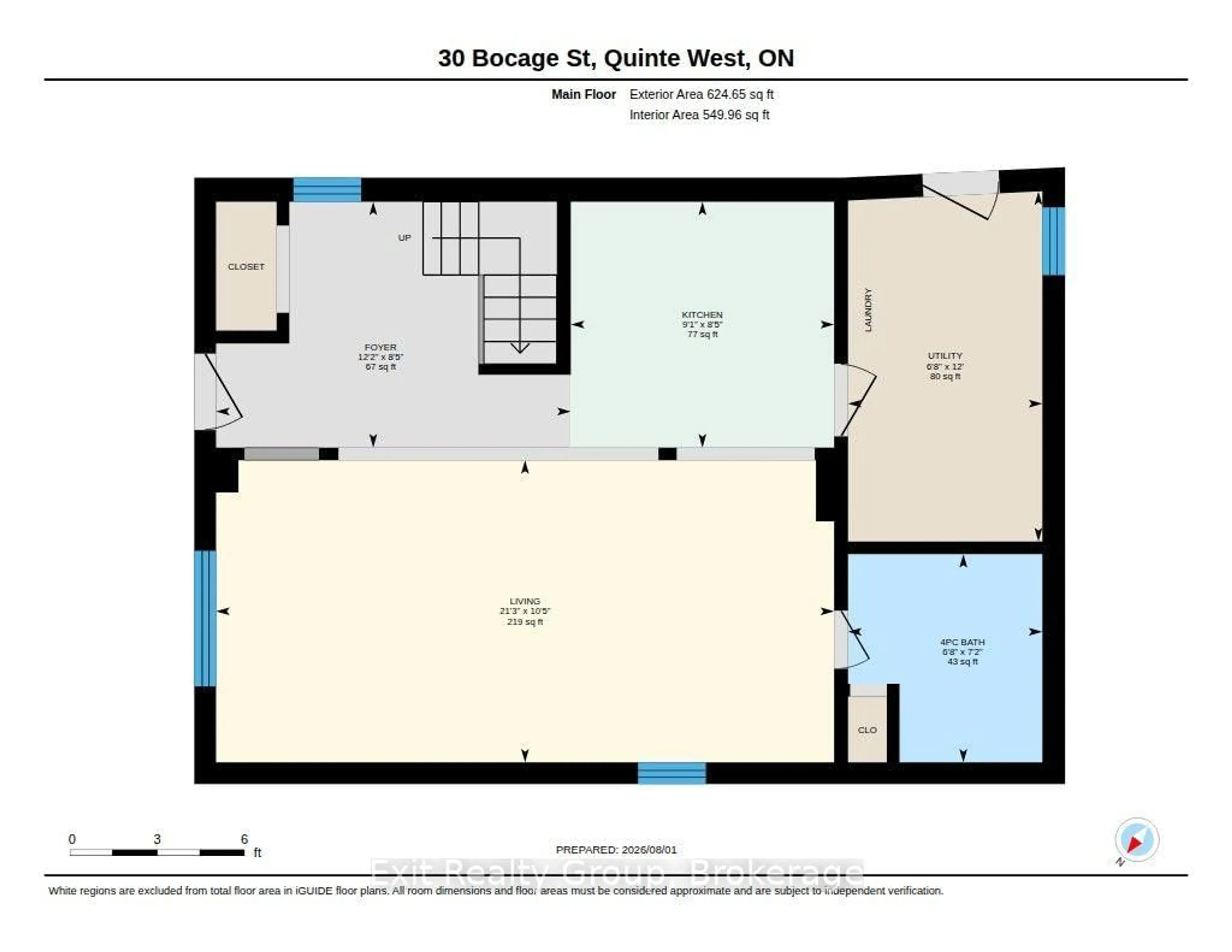 Floor plan for 30 Bocage St, Quinte West Ontario K8V 2L4