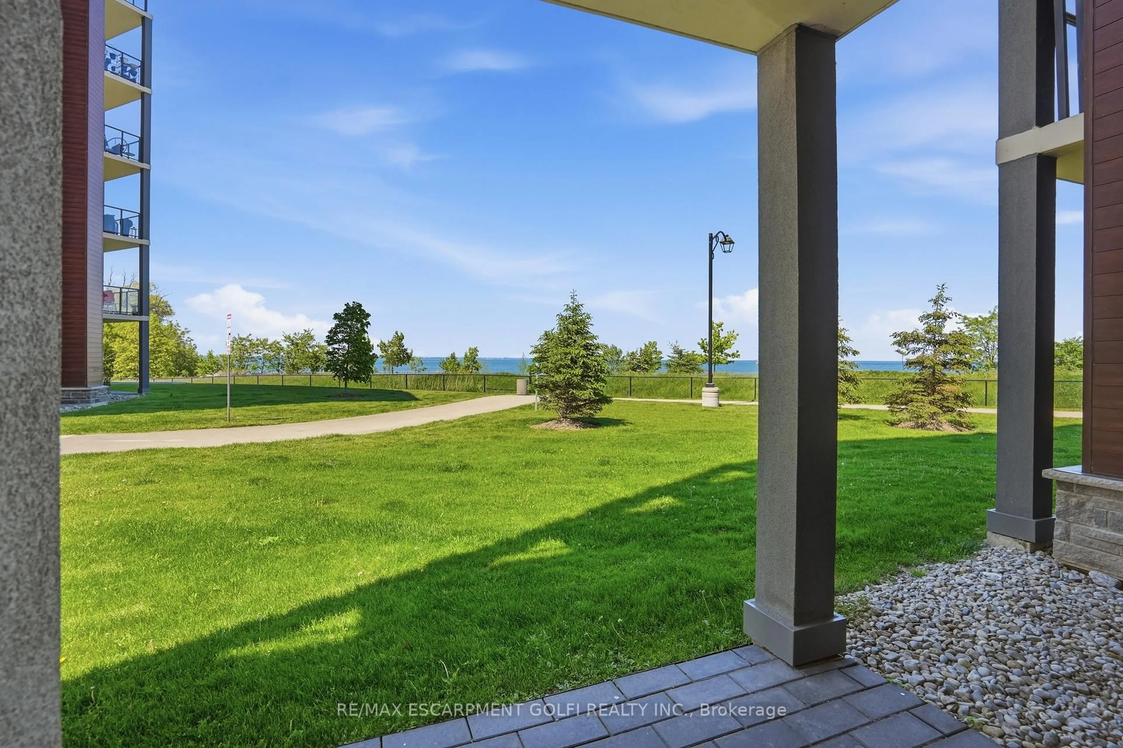 Patio, water/lake/river/ocean view for 101 SHOREVIEW Pl #129, Hamilton Ontario L8E 0K2