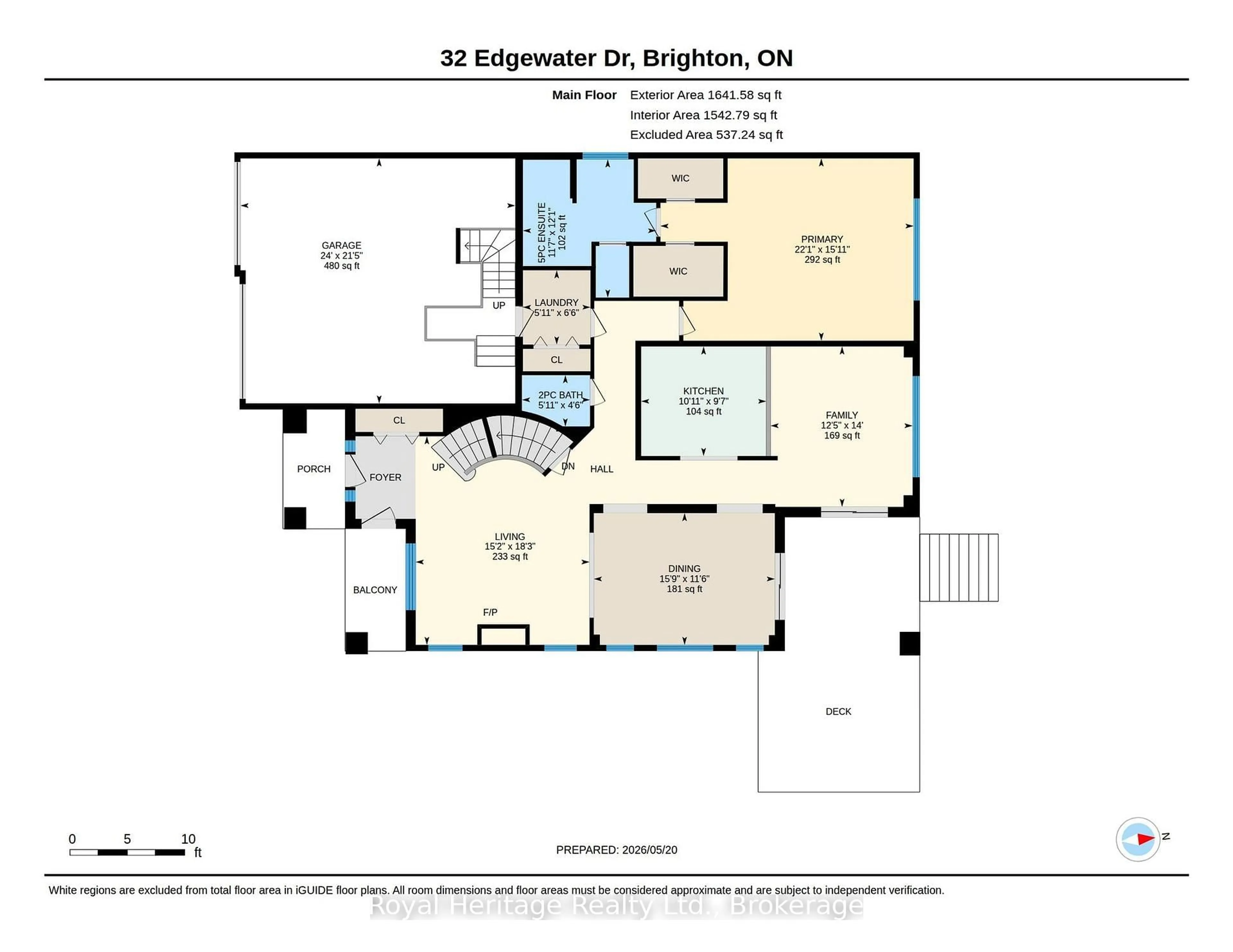 Floor plan for 32 Edgewater Dr, Brighton Ontario K0K 1H0