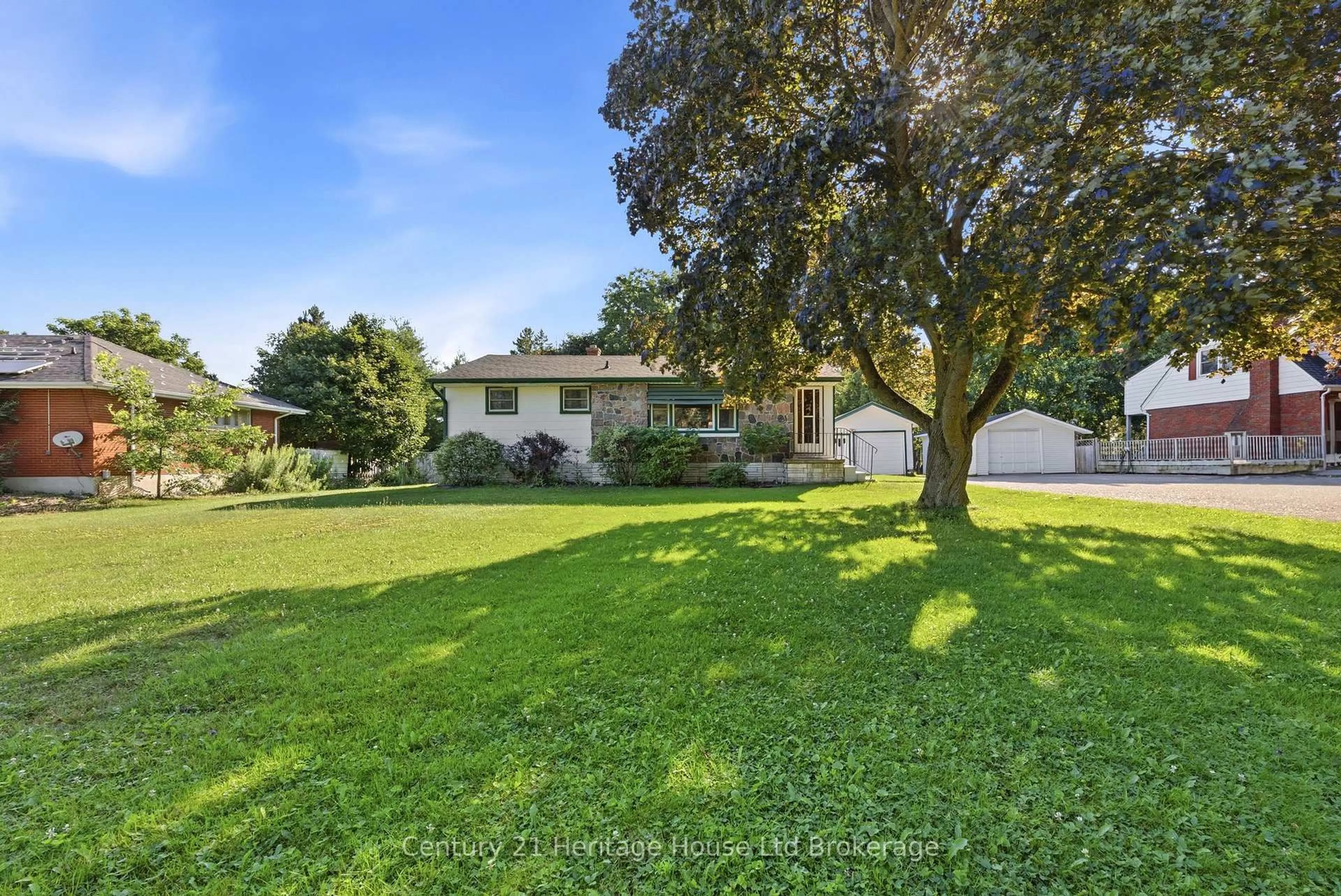 A pic from outside/outdoor area/front of a property/back of a property/a pic from drone, unknown for 515142 11th Line, Woodstock Ontario N4S 7V7