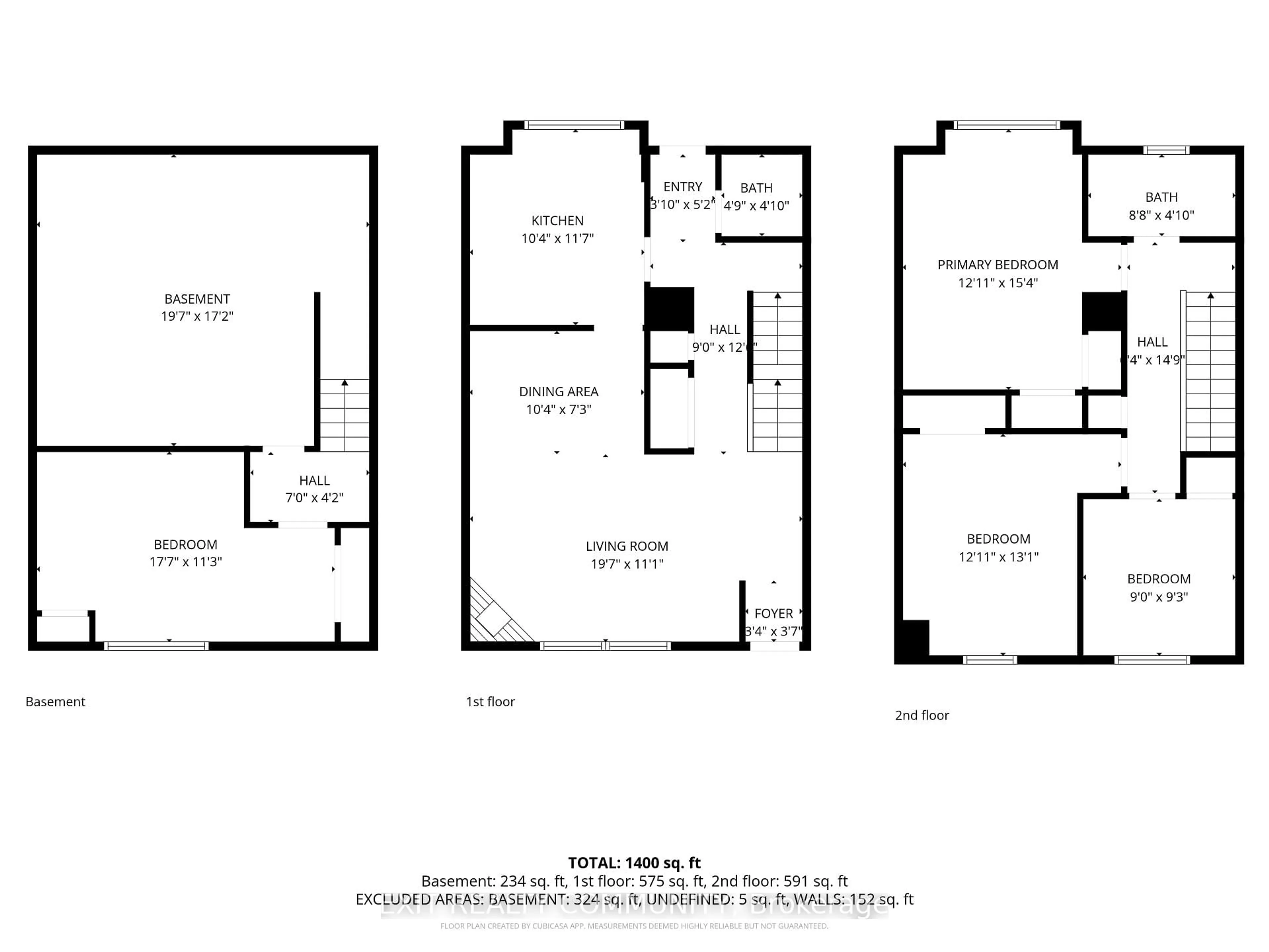 Floor plan for 595 Third St #32, London East Ontario N5V 4A1