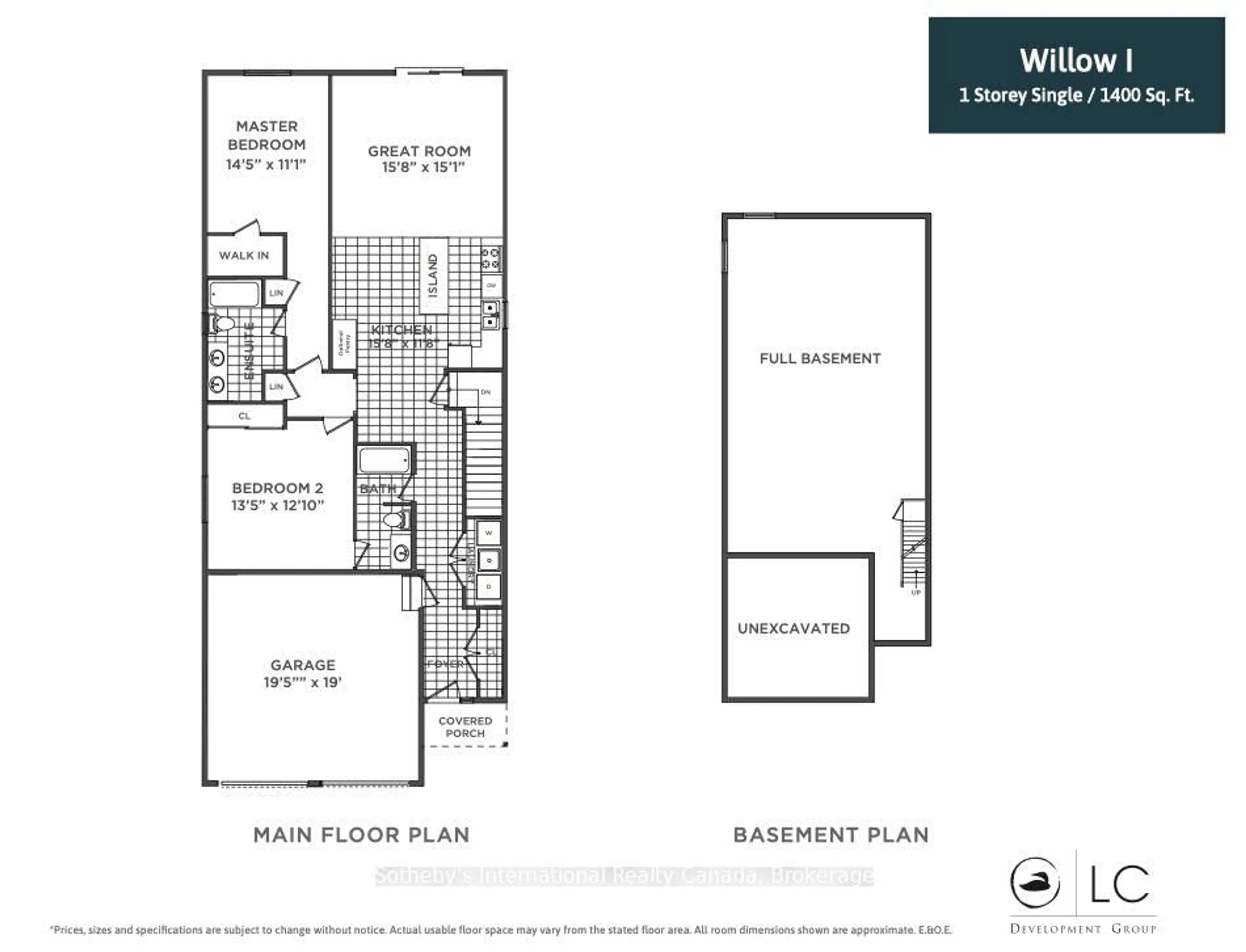 Floor plan for Lot 16 Markdale Meadows Dr, Grey Highlands Ontario N0C 1H0